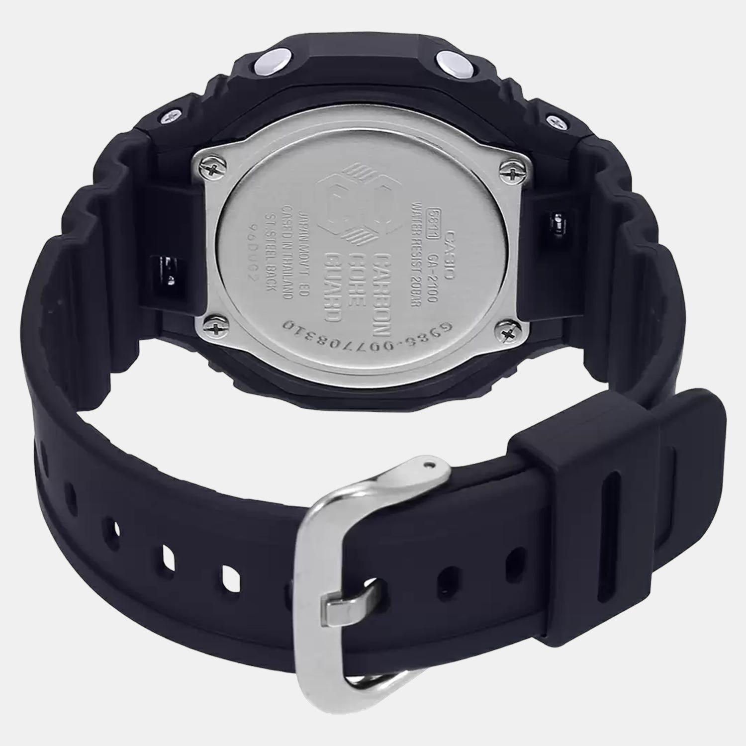 G-Shock Men Quartz Black Dial Analog-Digital Resin Watch G986