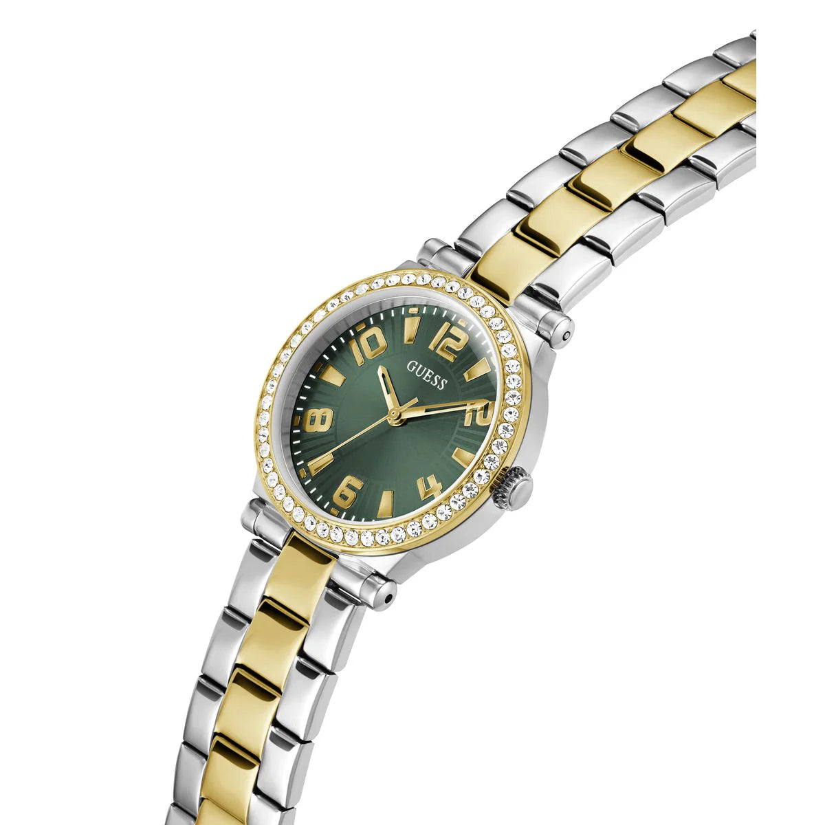 Guess GW0686L2 | Gd Fawn Women Quartz Green Dial Analog Stainless Steel.