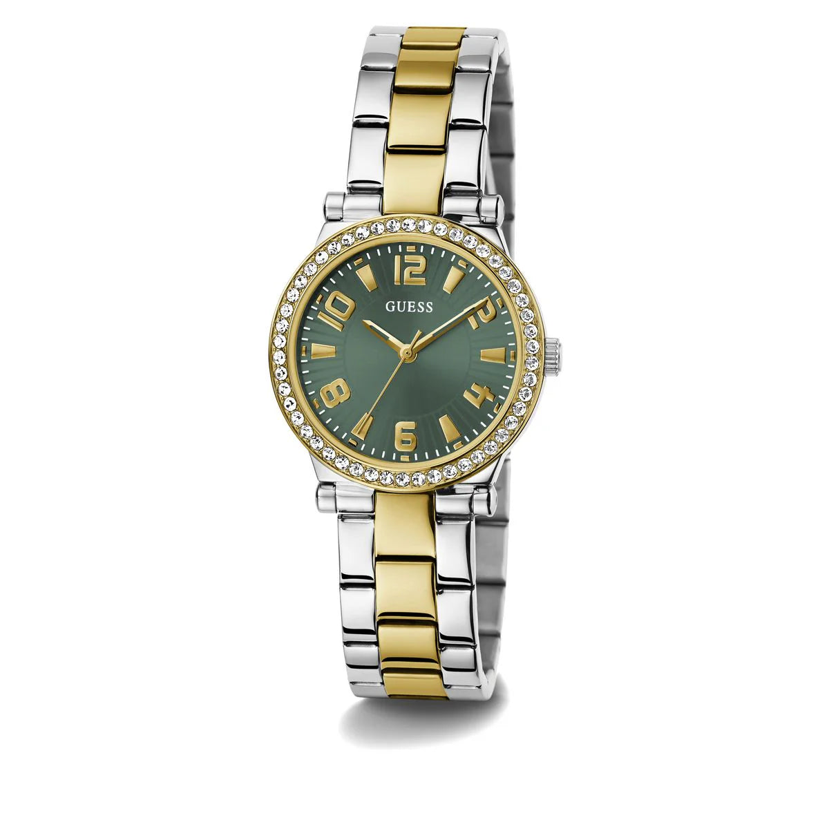 Guess GW0686L2 | Gd Fawn Women Quartz Green Dial Analog Stainless Steel.