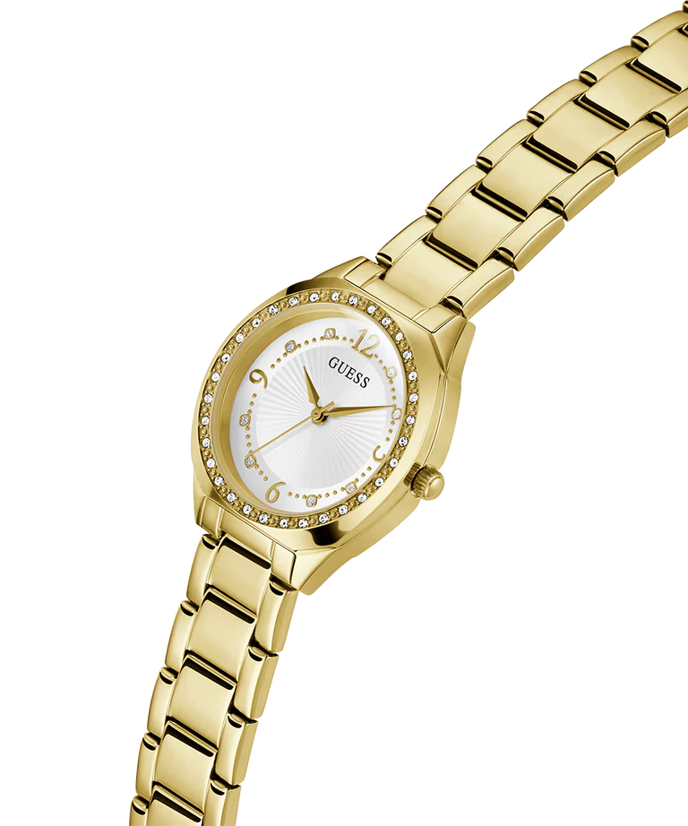 Guess GW0767L2 | Gd Charlotte Women Quartz White Dial Analog Stainless Steel.