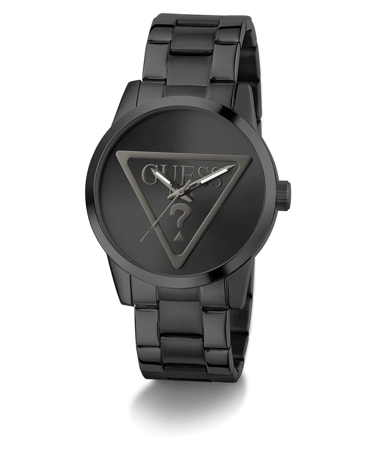 Guess GW0782G2 | Gt Badge Men Quartz Black Dial Analog Stainless Steel.