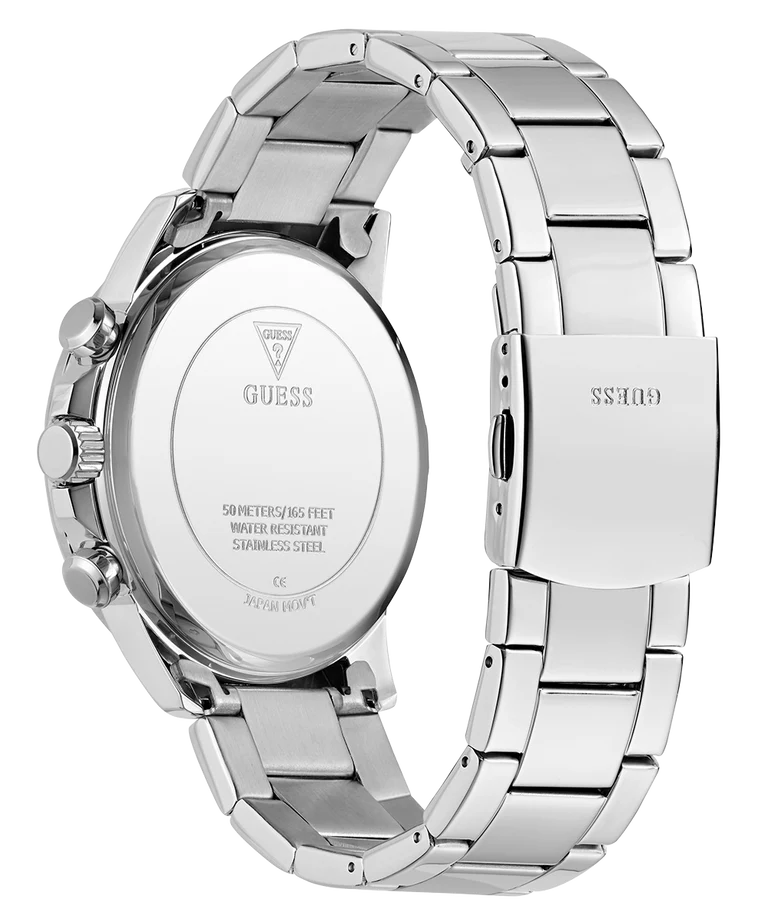 Guess GW0900G1 | Gd Walker Men Quartz Black Dial Analog Stainless Steel