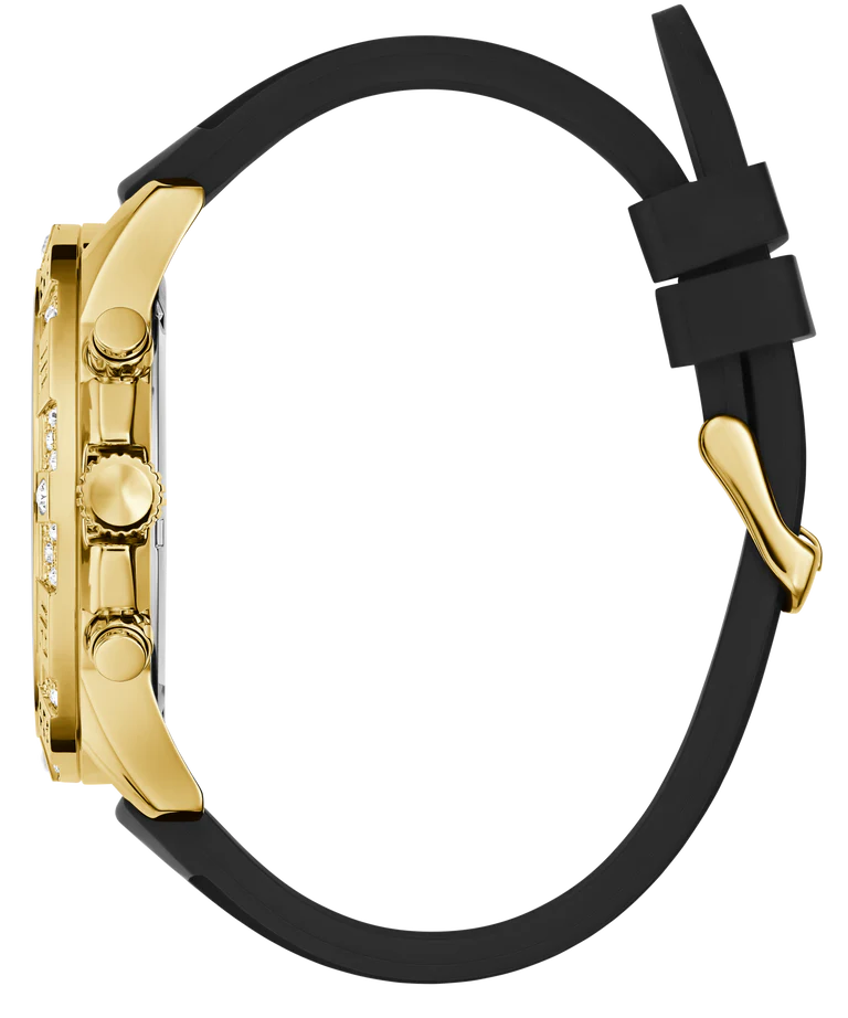 Guess GW0909G2 | Mens Black Gold Tone Multi-function Watch.