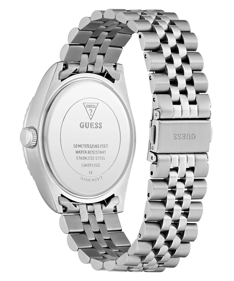 Guess GW0977G1 | Gd Jaden Men Quartz Blue Dial Analog Stainless Steel.