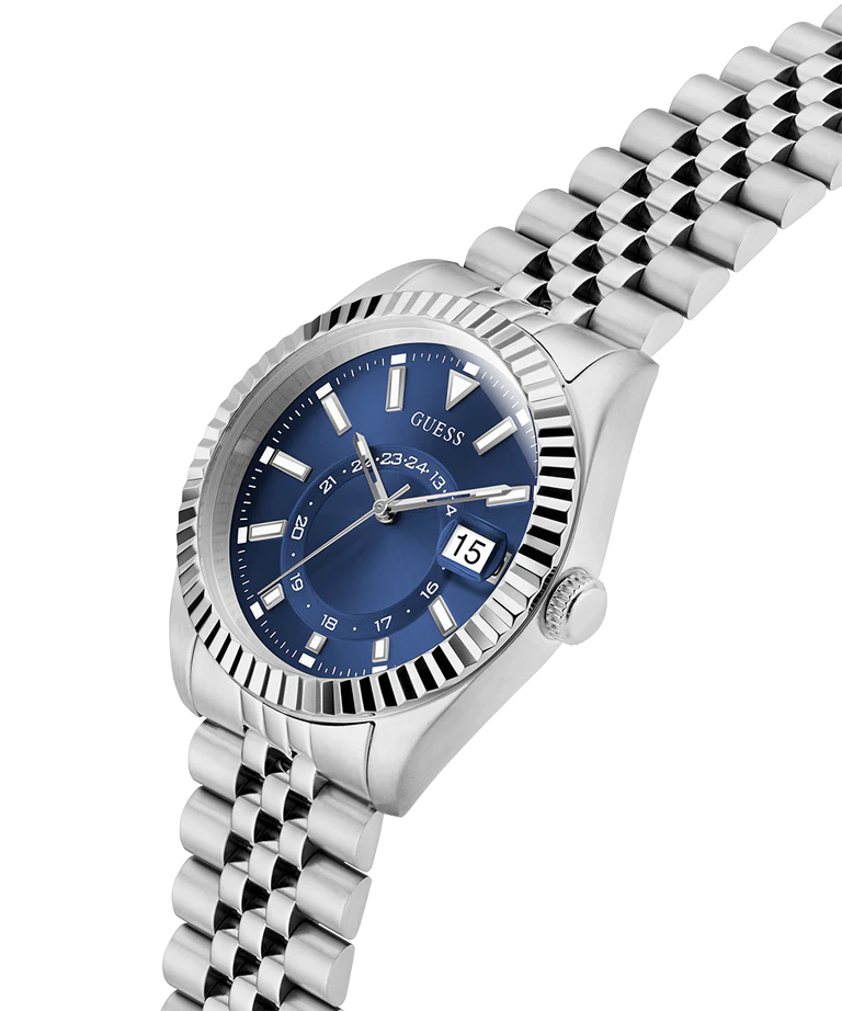 Guess GW0977G1 | Gd Jaden Men Quartz Blue Dial Analog Stainless Steel.