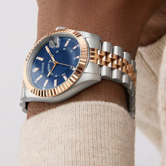 Guess GW0977G5 | Gd Jaden Men Quartz Blue Dial Analog Stainless Steel