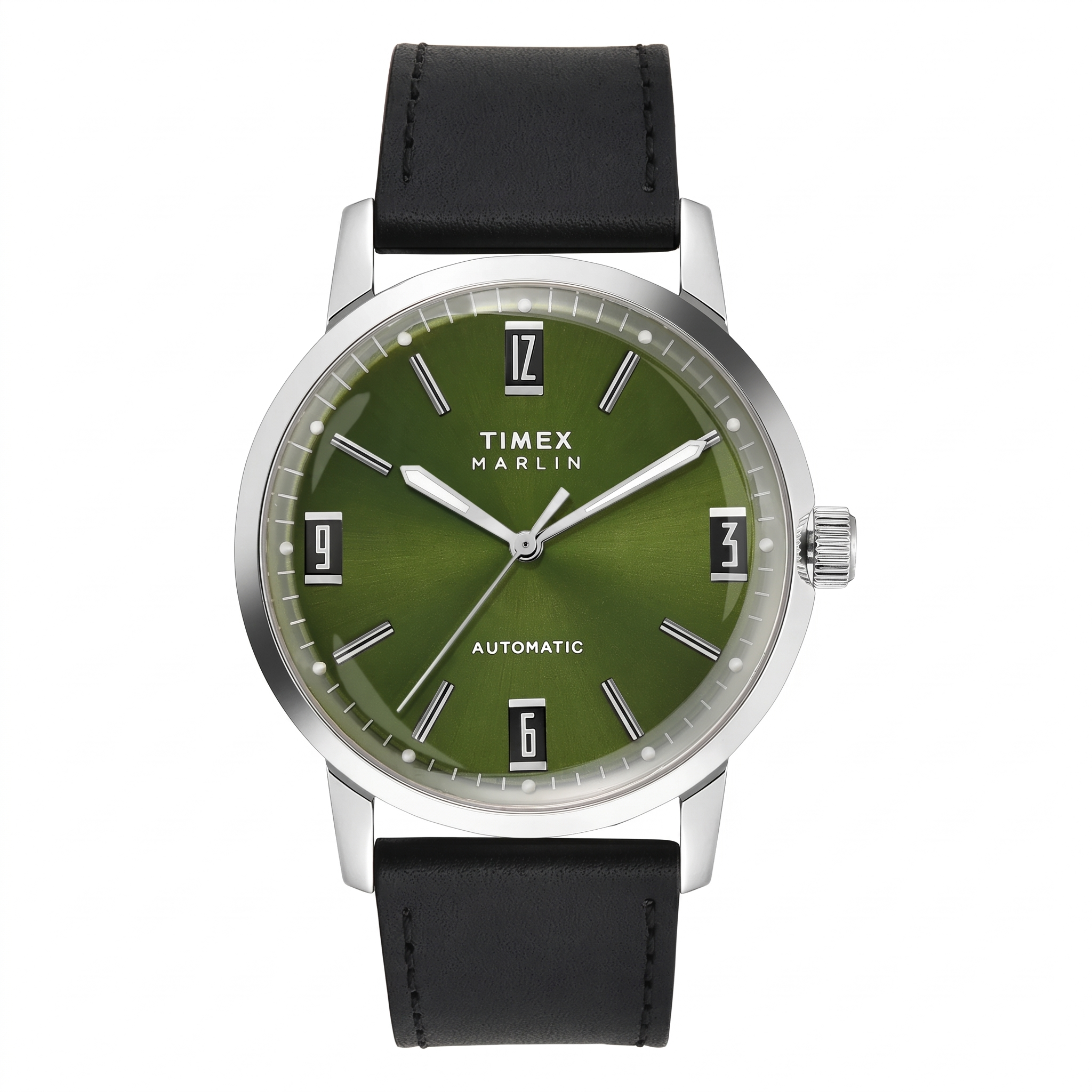 Timex TWEG26700 | Timex Marlin Green Round Dial Mechanical Automatic Men's Watch