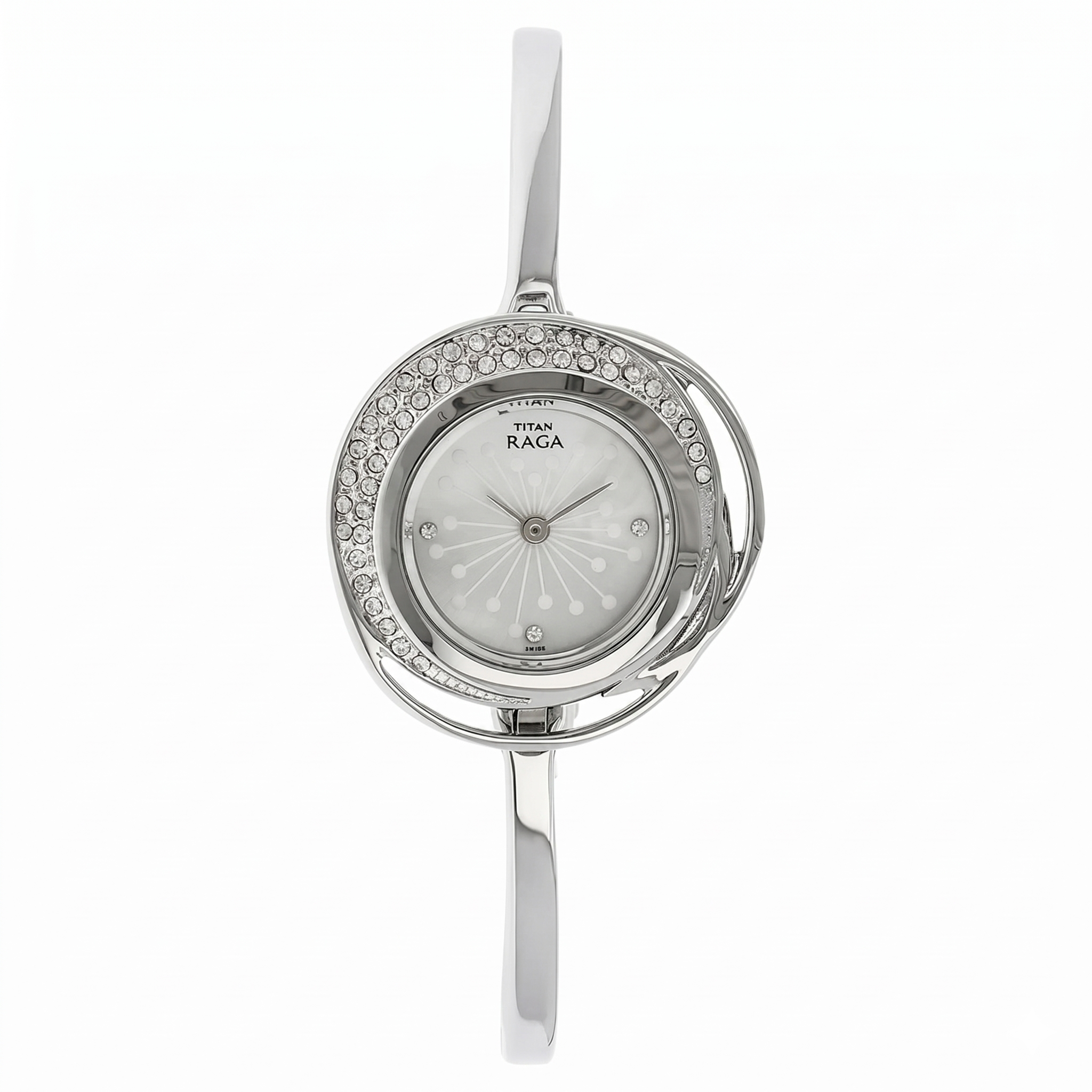 Titan 95003SM01 | Titan Raga Mother of Pearl Dial Women Watch With Metal Strap