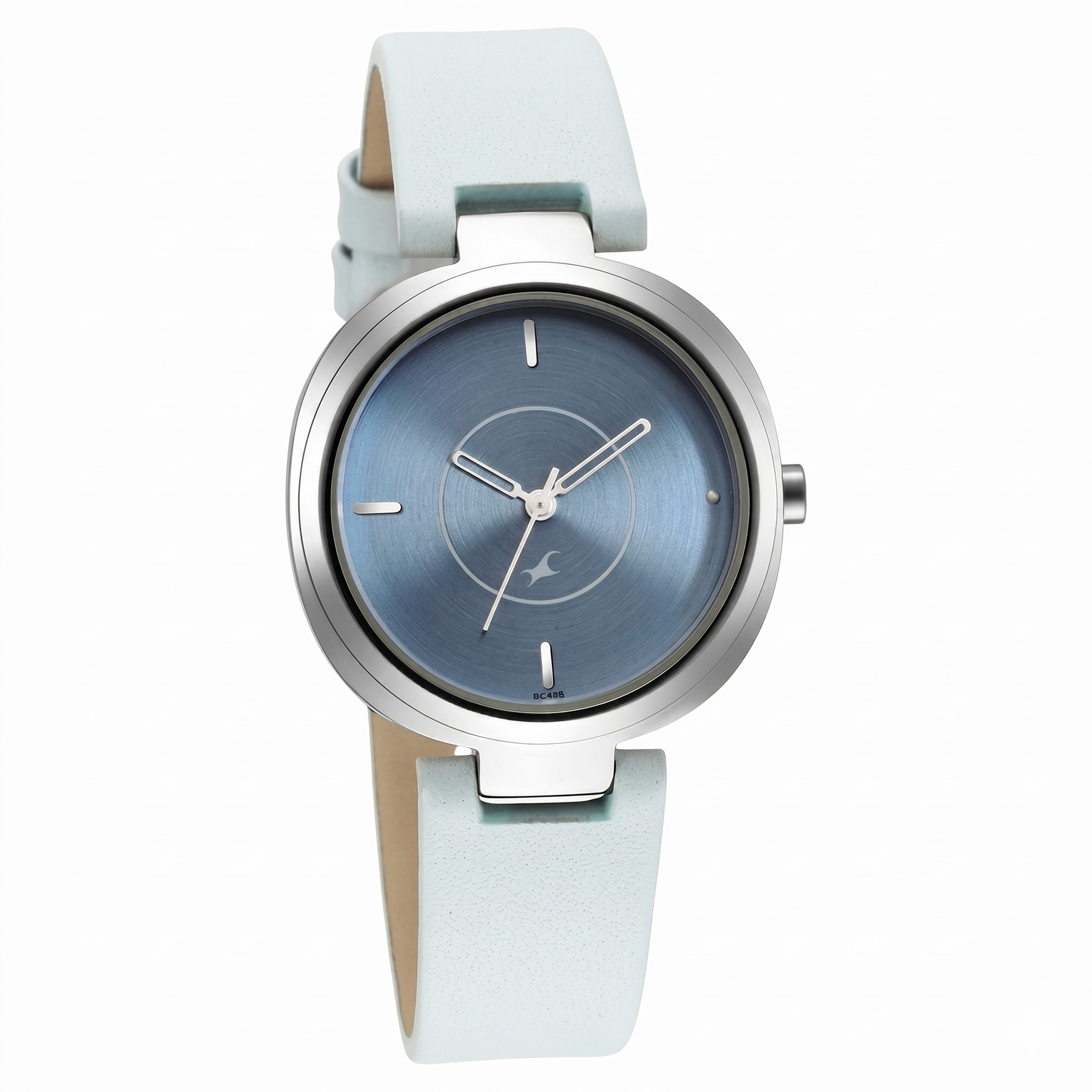Fastrack 6247SL02 | Fastrack Stunners Quartz Analog Blue Dial Leather Strap Watch for Girls