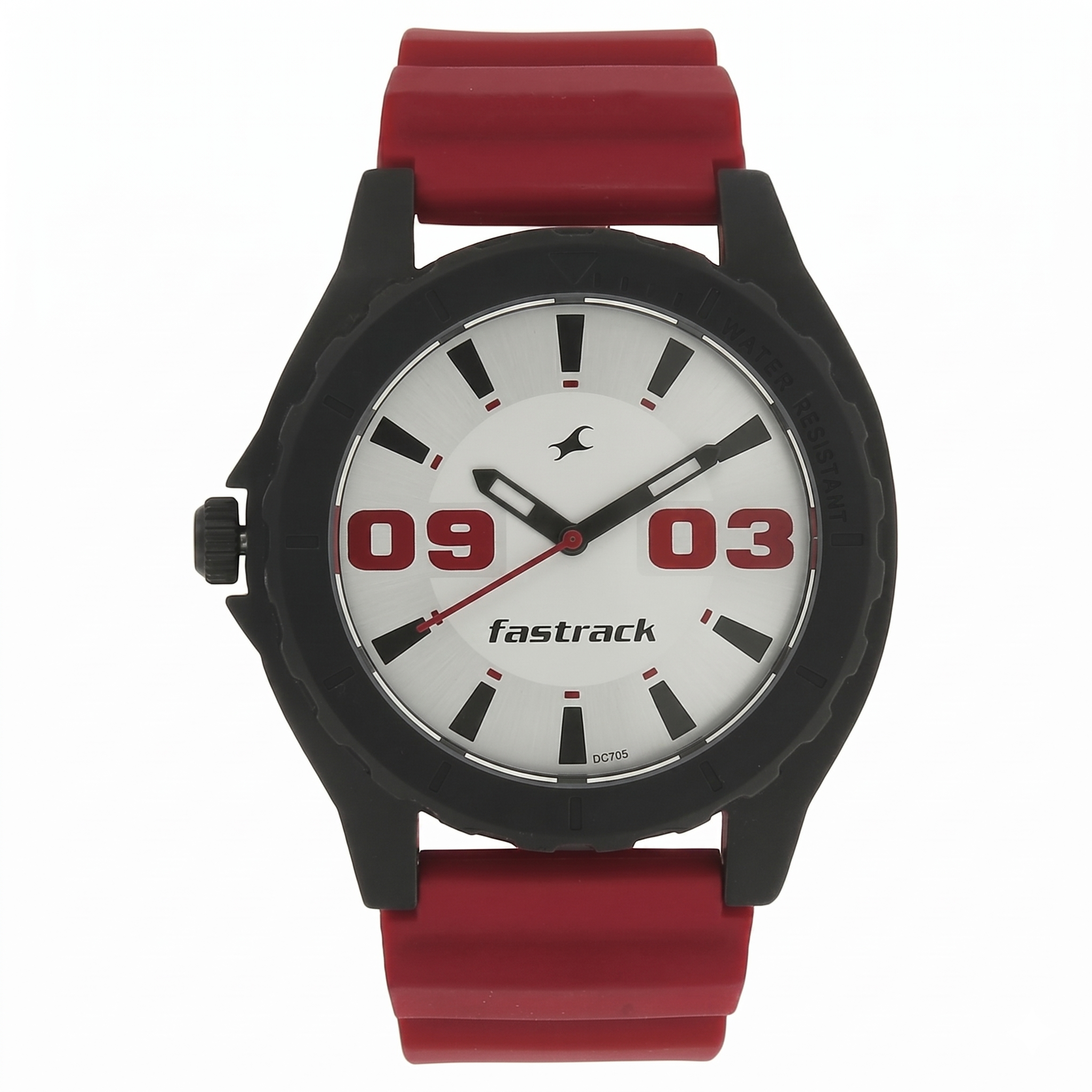 Fastrack 9462AP02 | Fastrack Quartz Analog White Dial Plastic Strap Watch for Guys