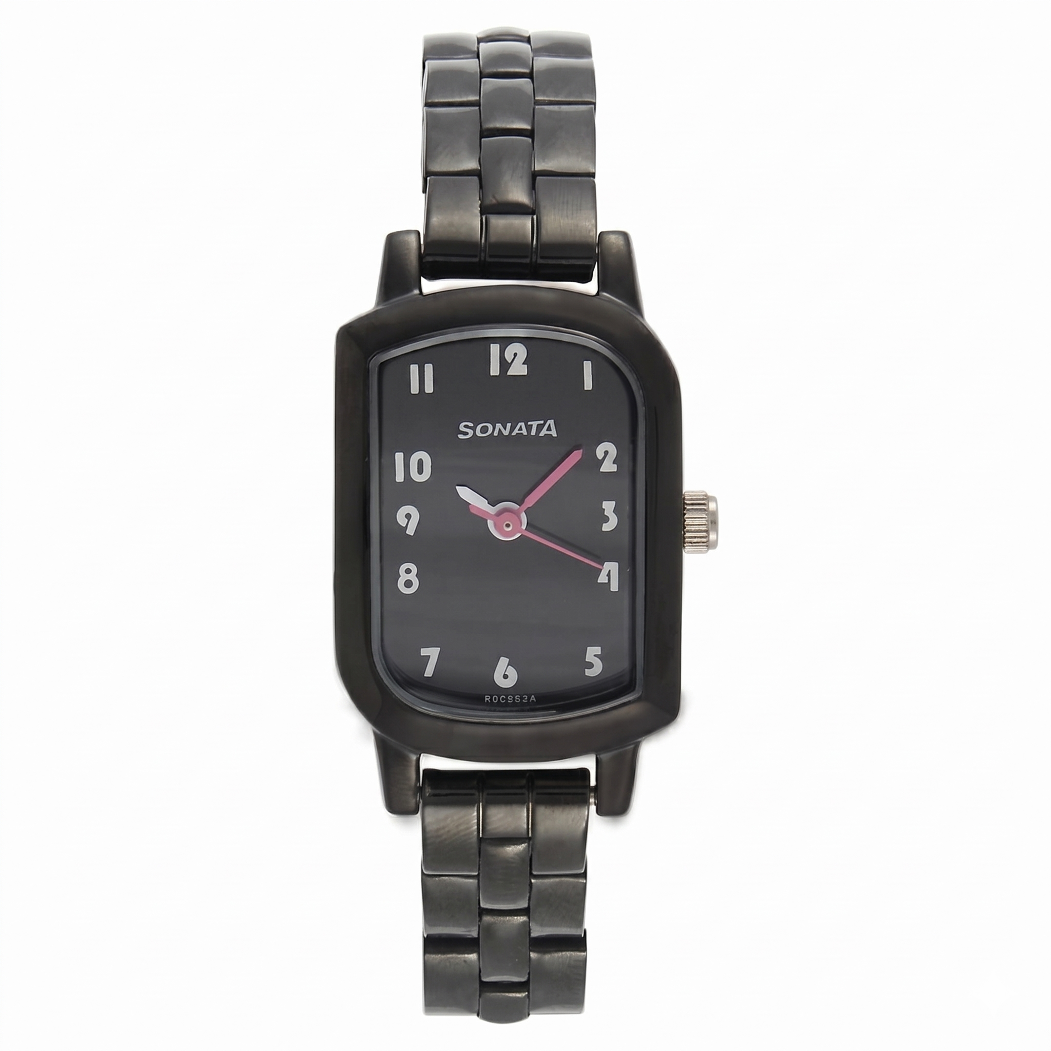 Sonata NN87001NM01 | Sonata Quartz Analog Black Dial Stainless Steel Strap Watch for Women