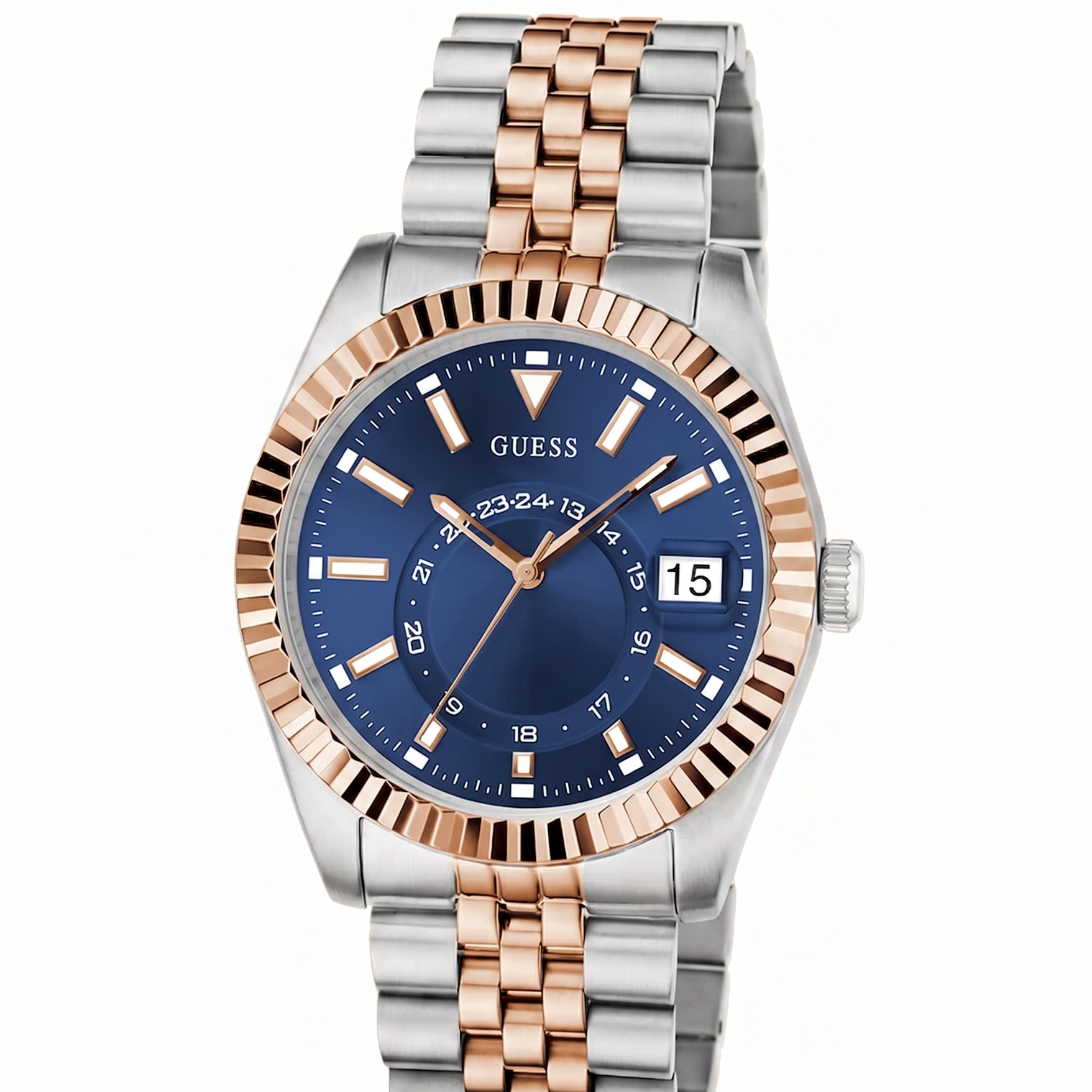 Guess GW0977G5 | Gd Jaden Men Quartz Blue Dial Analog Stainless Steel