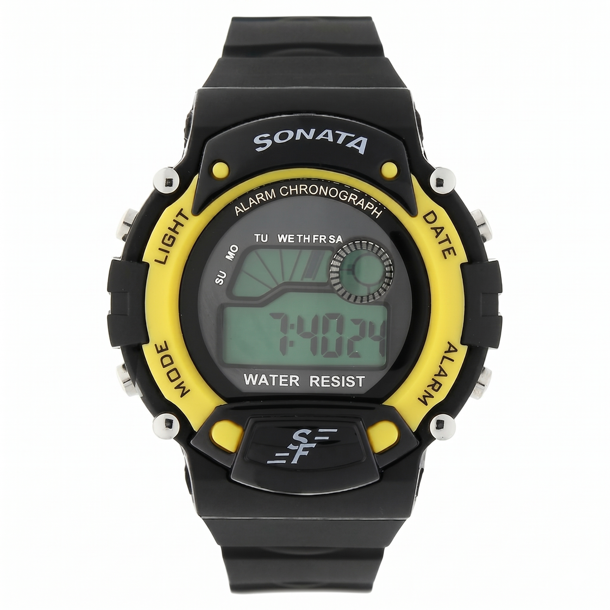 Sonata NR7982PP01 | SF Digital Dial Plastic Strap Watch for Men