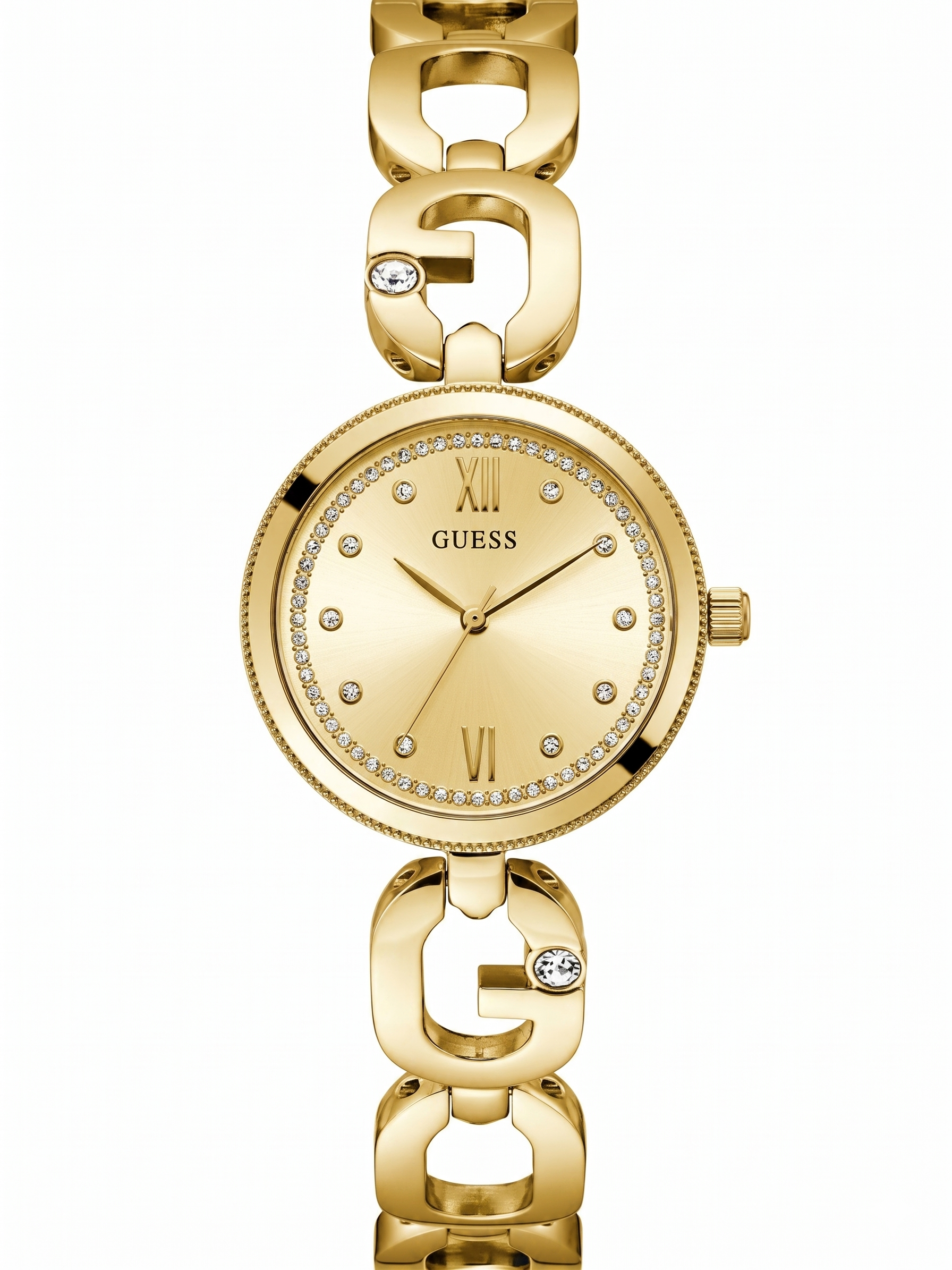 Guess GW0759L2 | Gb Empower Women Quartz Champagne Dial Analog Stainless Steel.
