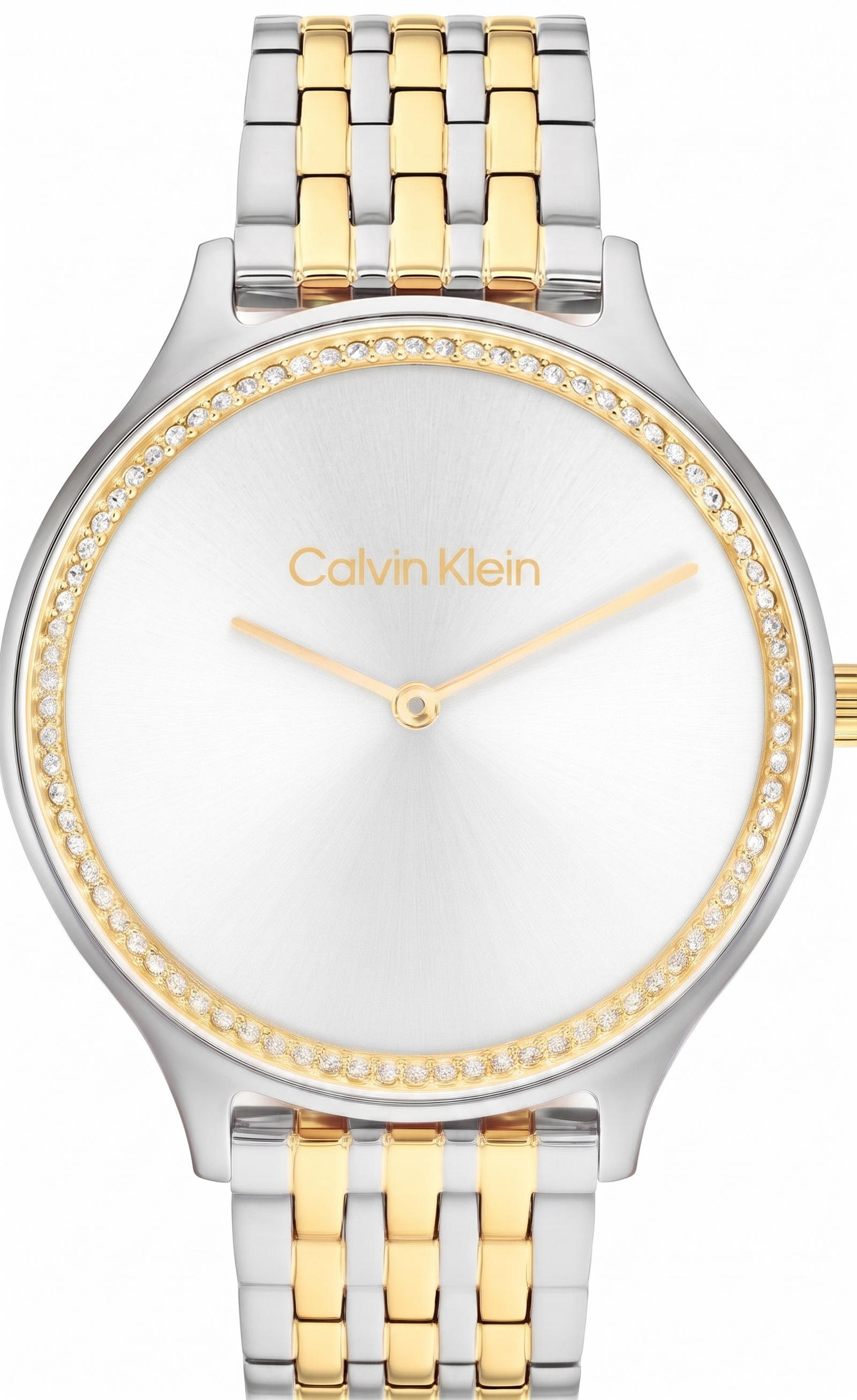 Calvin Klein 25100002 | Timeless Women Quartz Silver Dial Analog Stainless Steel Watch