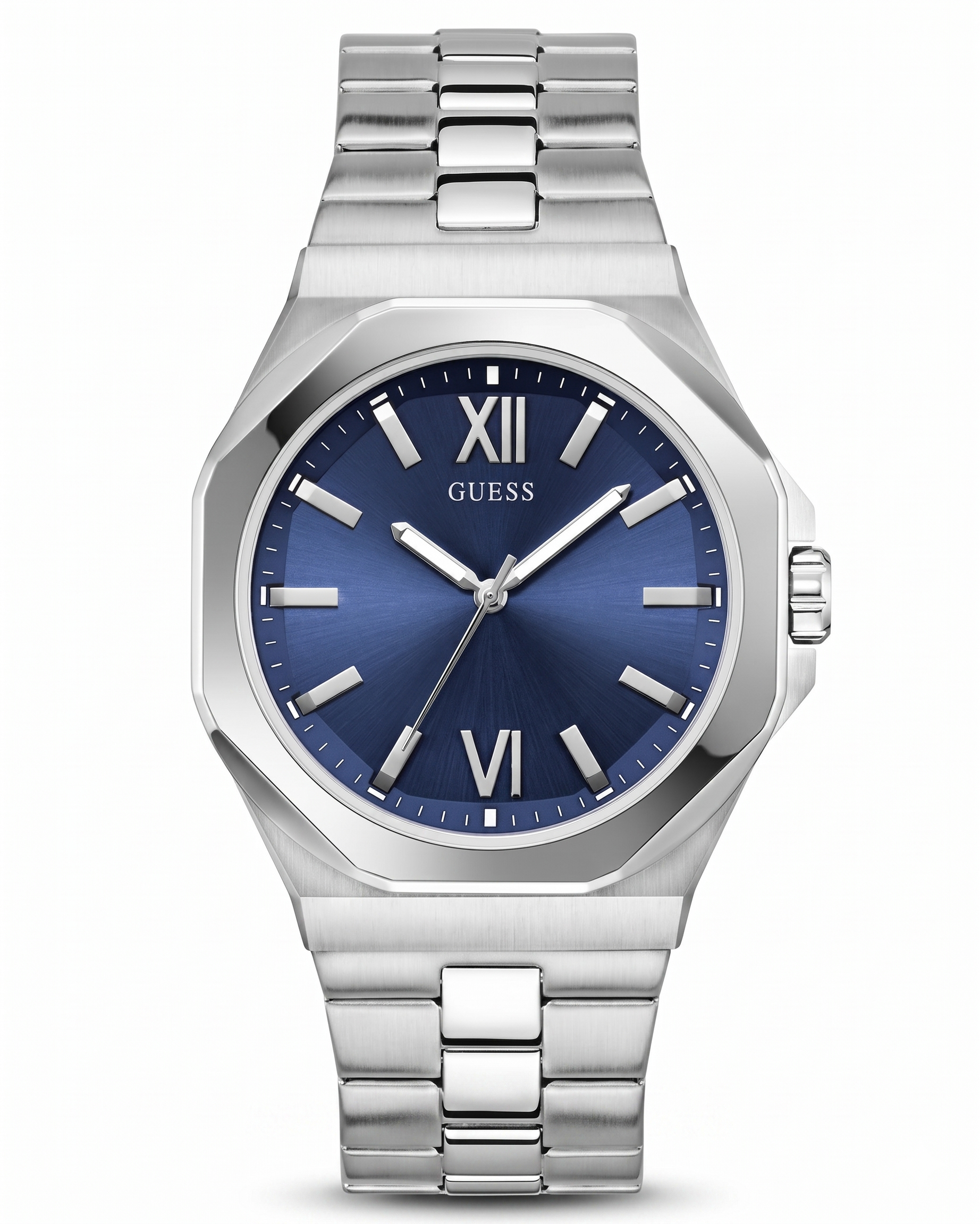 Guess GW0849G1 | Gd Emperor Men Quartz Blue Dial Analog Stainless Steel.