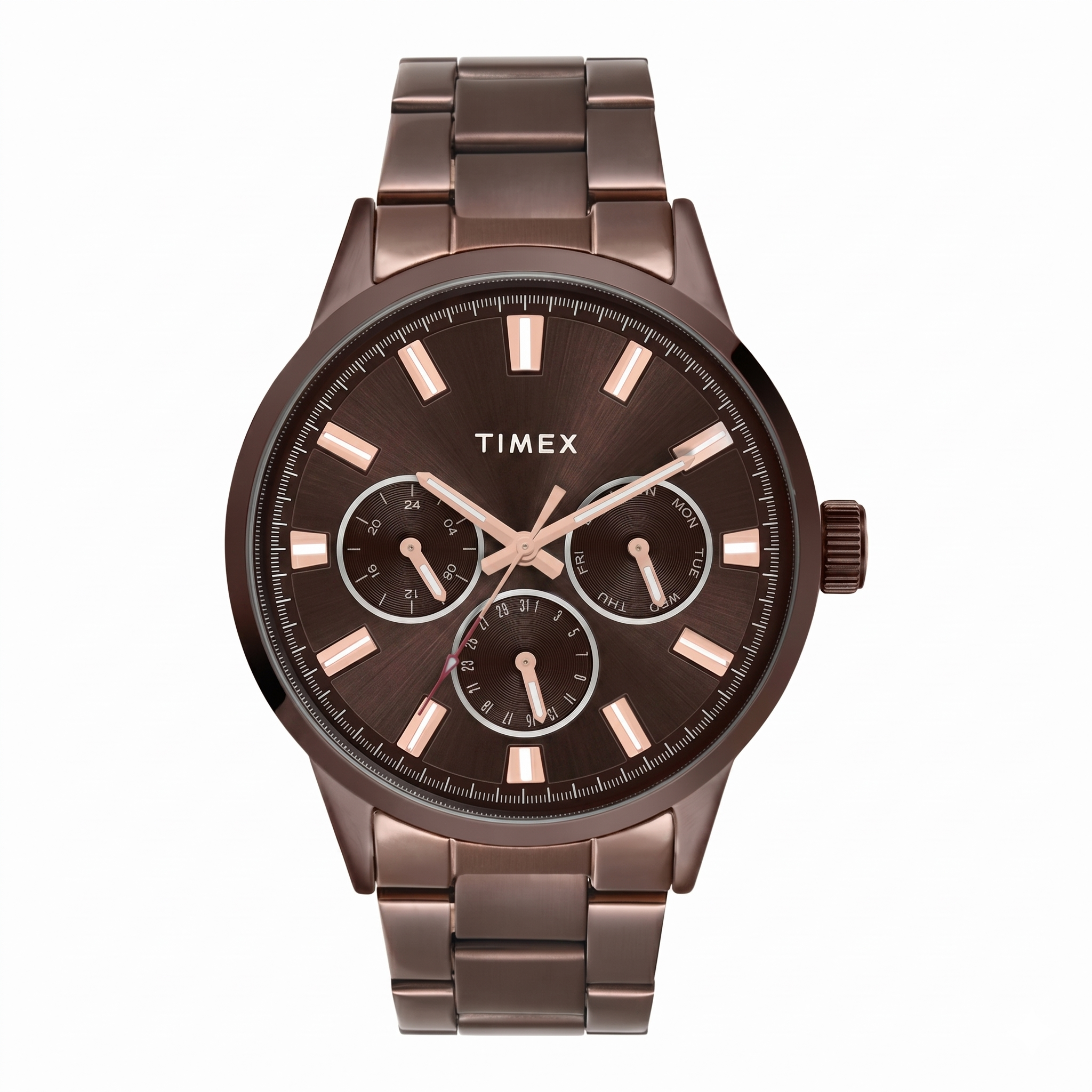 Timex TWEG19929 | Timex Men Brown Round Multifunction Dial Watch