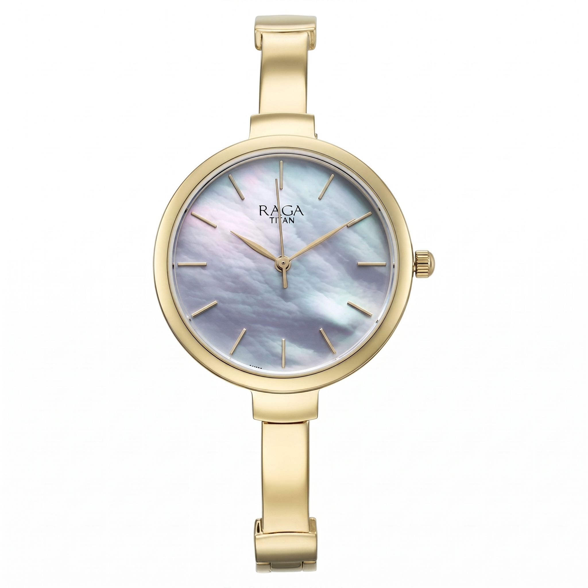 Titan 95273YM01 | Titan Raga Showstopper Quartz Analog Mother Of Pearl Dial Metal Strap Watch for Women