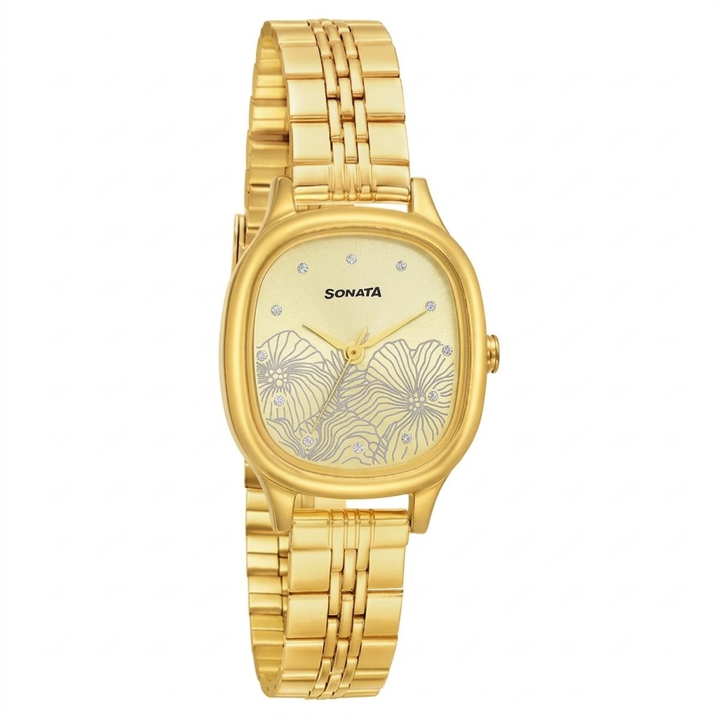 Sonata 8173YM01 | Sonata Linnea Silver Dial Women Watch With Stainless Steel Strap