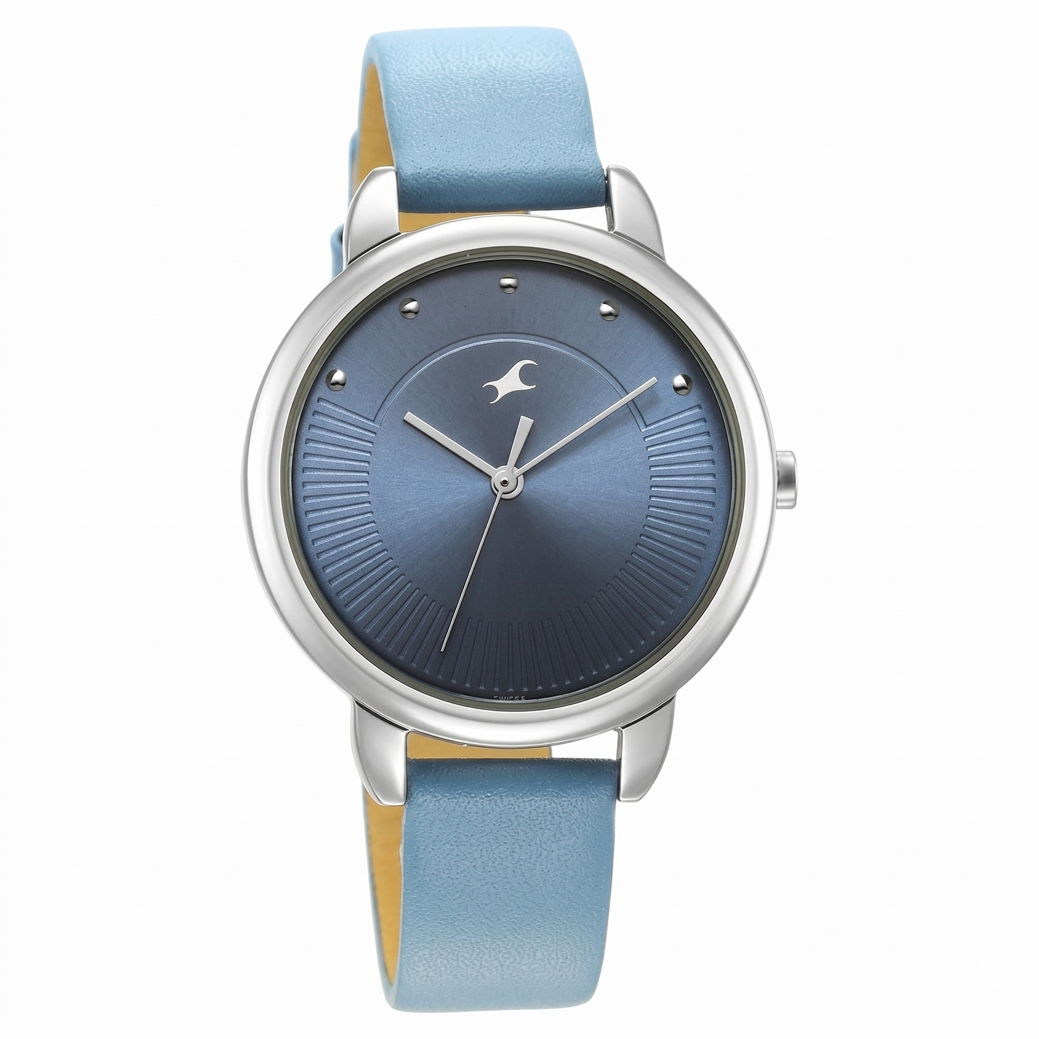 Fastrack 6282SL01 | Fastrack Stunners Quartz Analog Blue Dial Leather Strap Watch for Girls