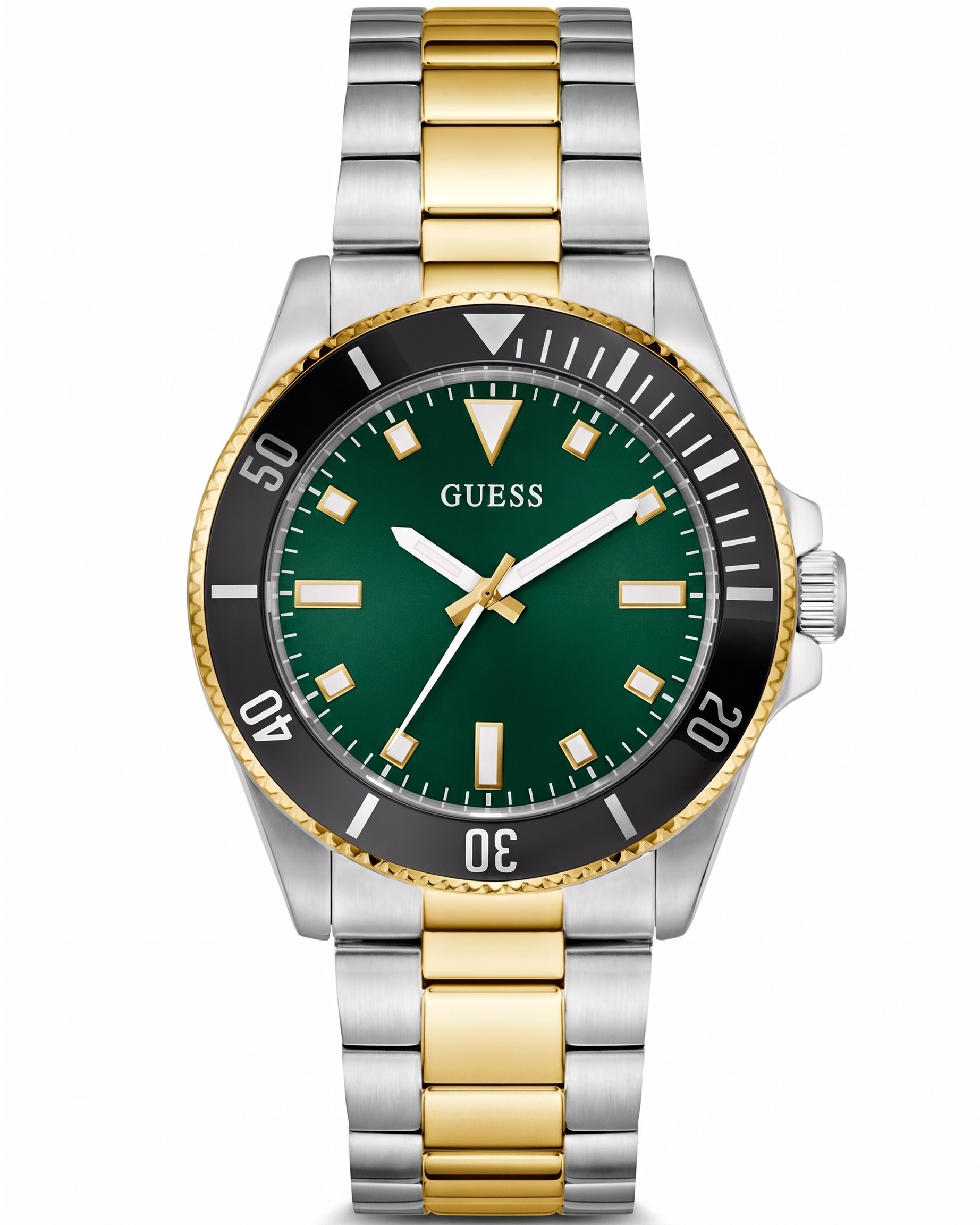 Guess GW0968G4 | Gs Cliff Men Quartz Green Dial Analog Stainless Steel