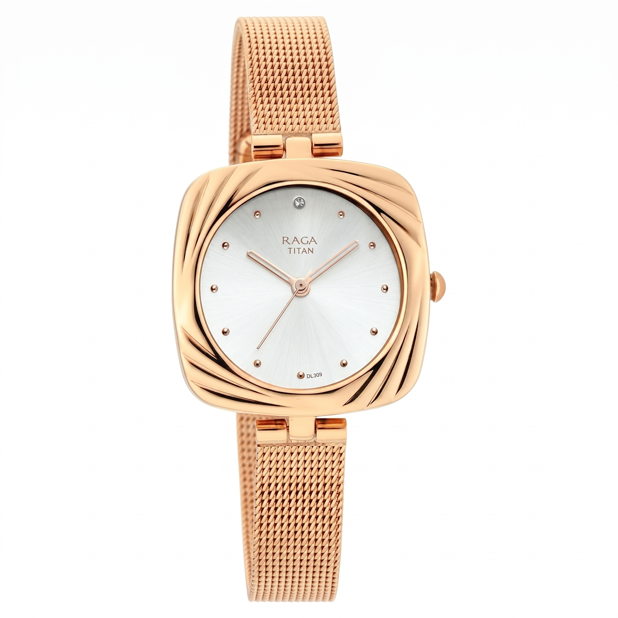 Titan 95139KM01 | Titan Raga Moments Of Joy Silver Dial Women Watch With Metal Strap