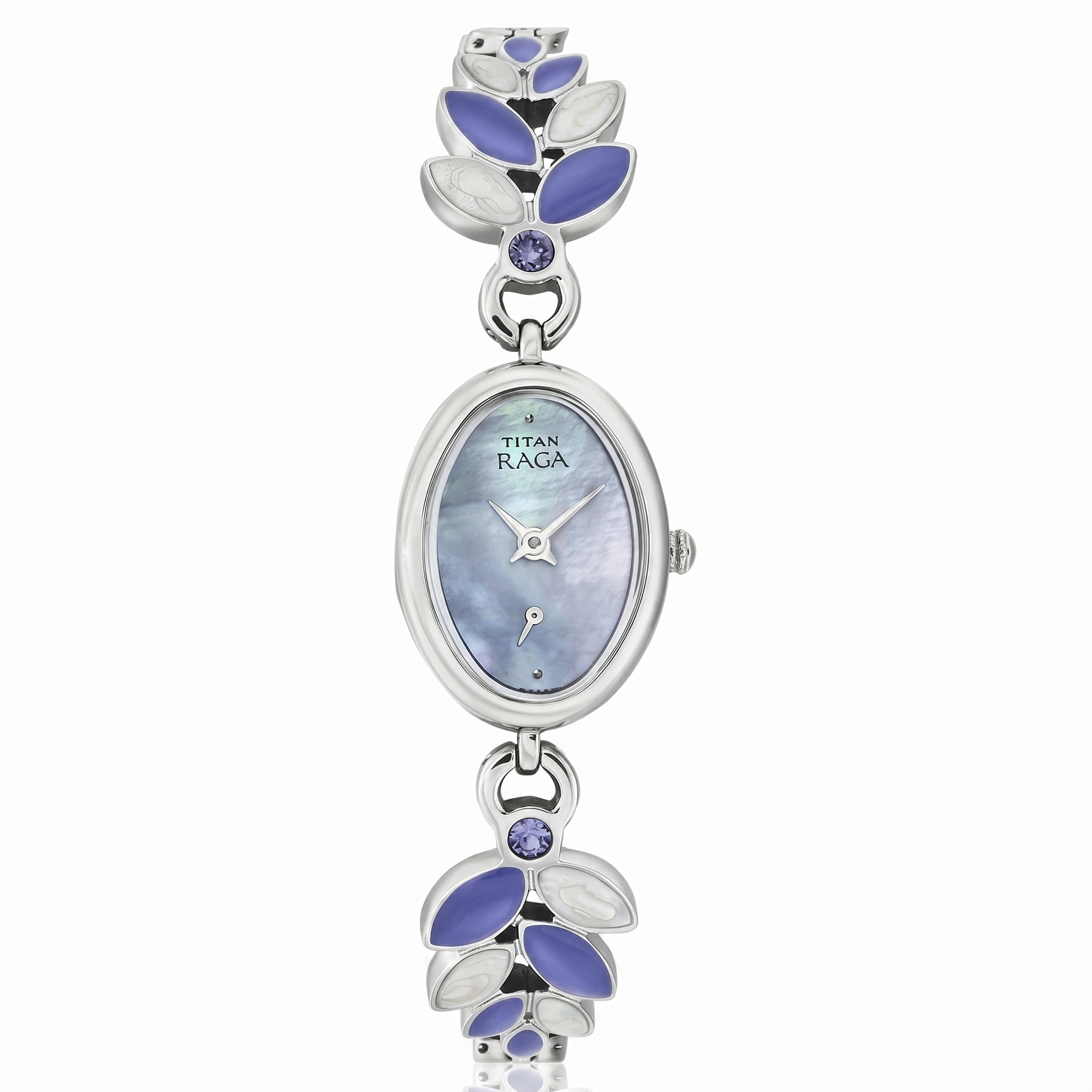 Titan 2511SM03 |  Titan Raga Mother of Pearl Dial Women Watch With Metal Strap