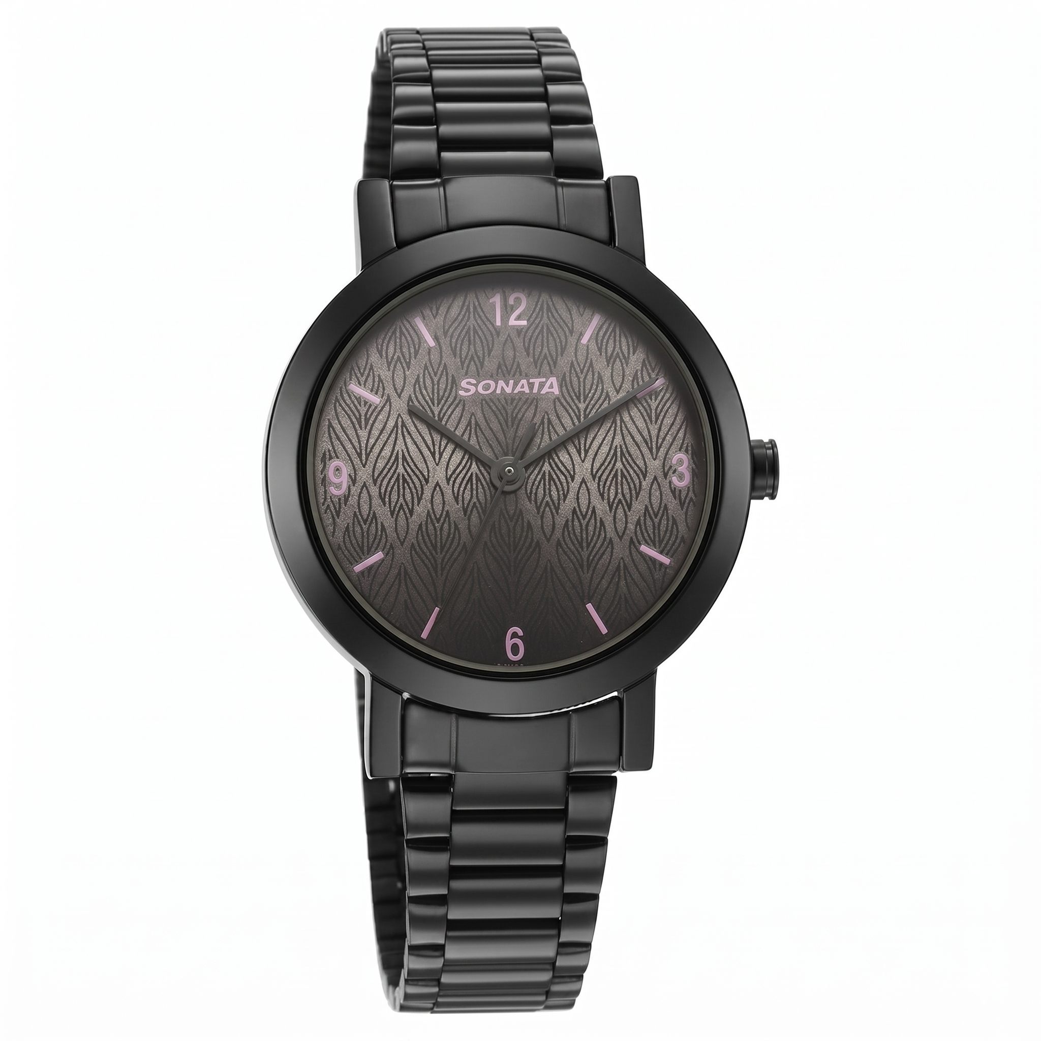 Sonata NS8174NM01 | Sonata Ladies Essentials Grey Dial Stainless Steel Strap Watch for Women