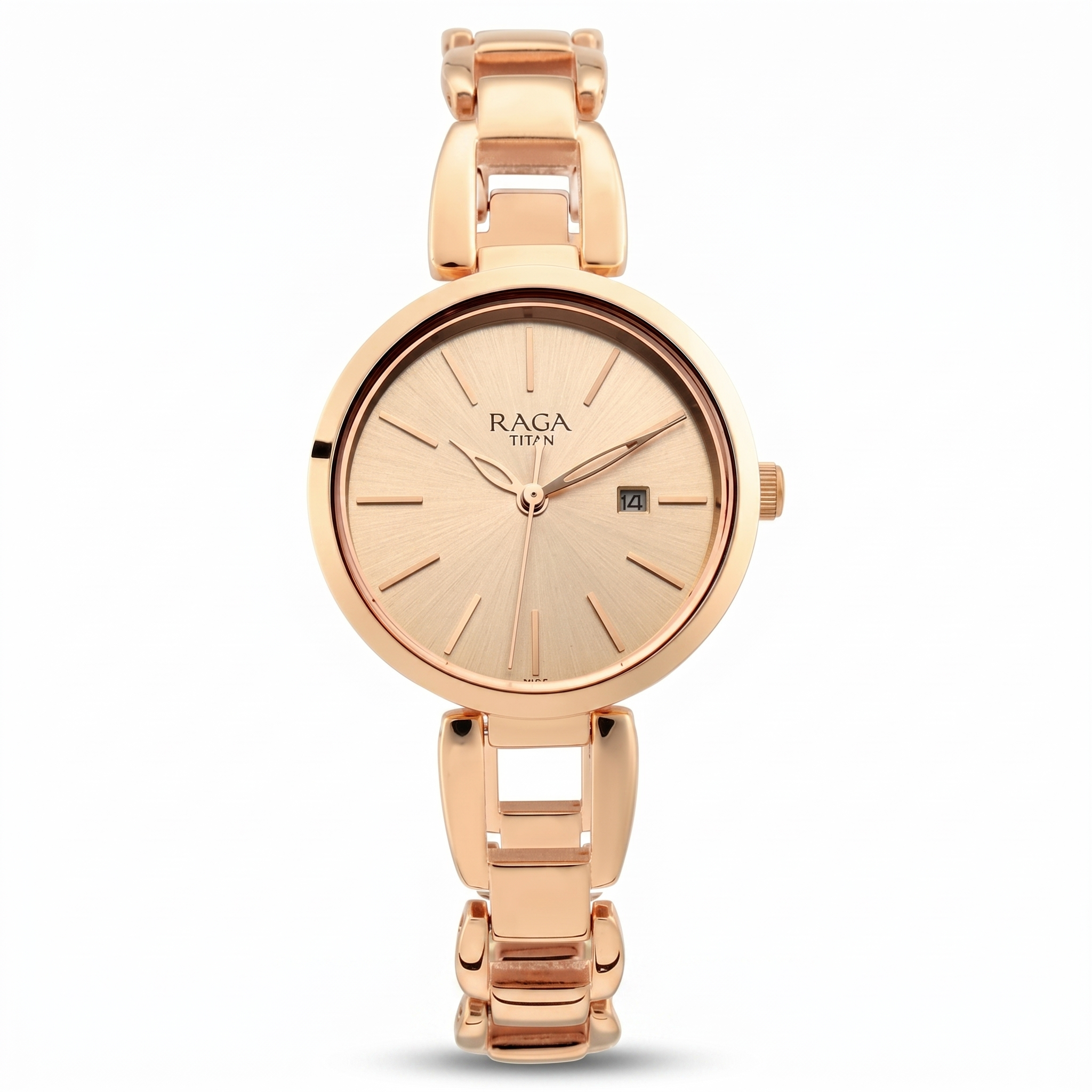 Titan 2642WM01 | Raga Women's Viva Trendsetter Rose Gold Watch