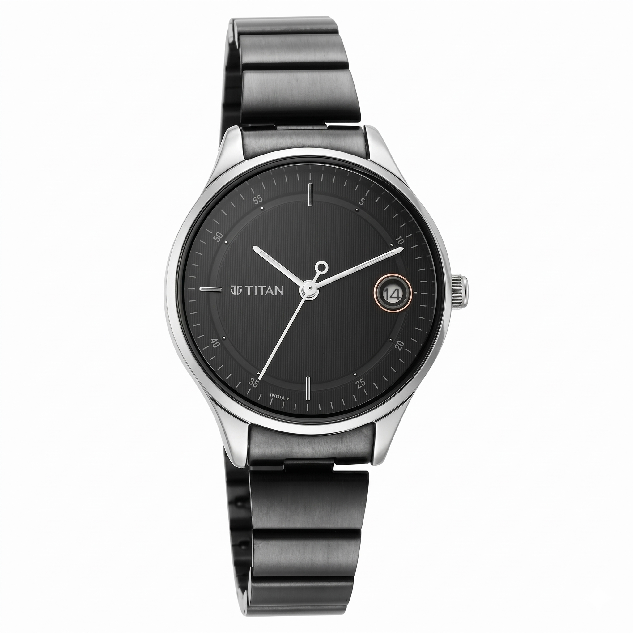 Titan 2649KM01 | Titan Workwear Silver Dial Women Watch With Stainless Steel Strap