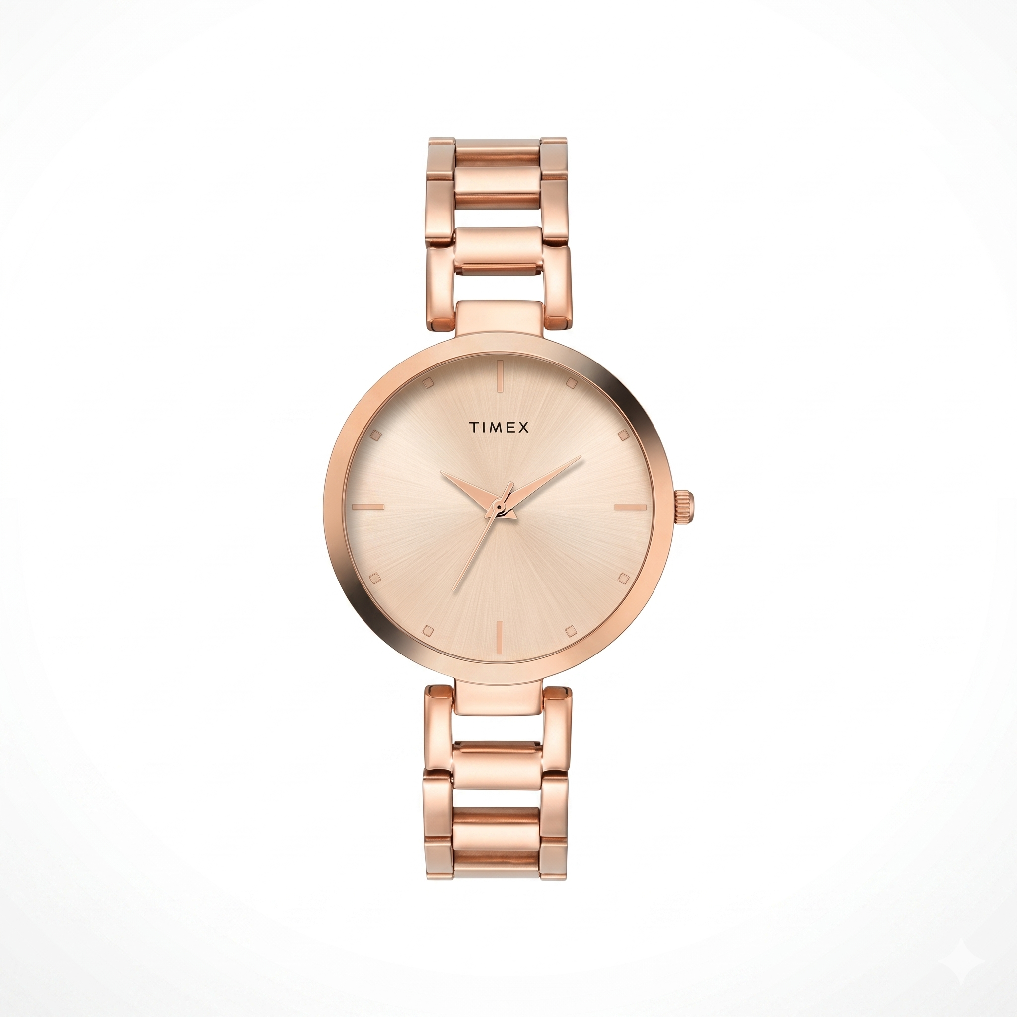 Timex TW000X276 | Fashion Women Quartz Rose Gold Dial Analog Stainless Steel Watch