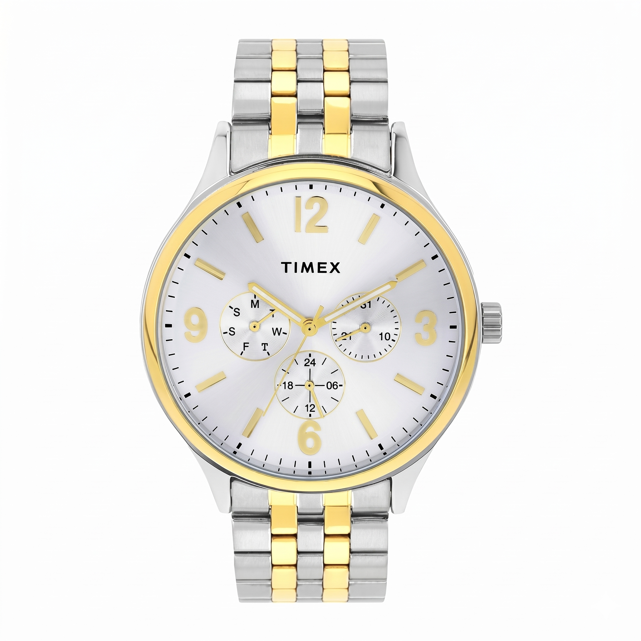Timex TWEG18441 | TIMEX Men Silver Round Dial Analog Watch