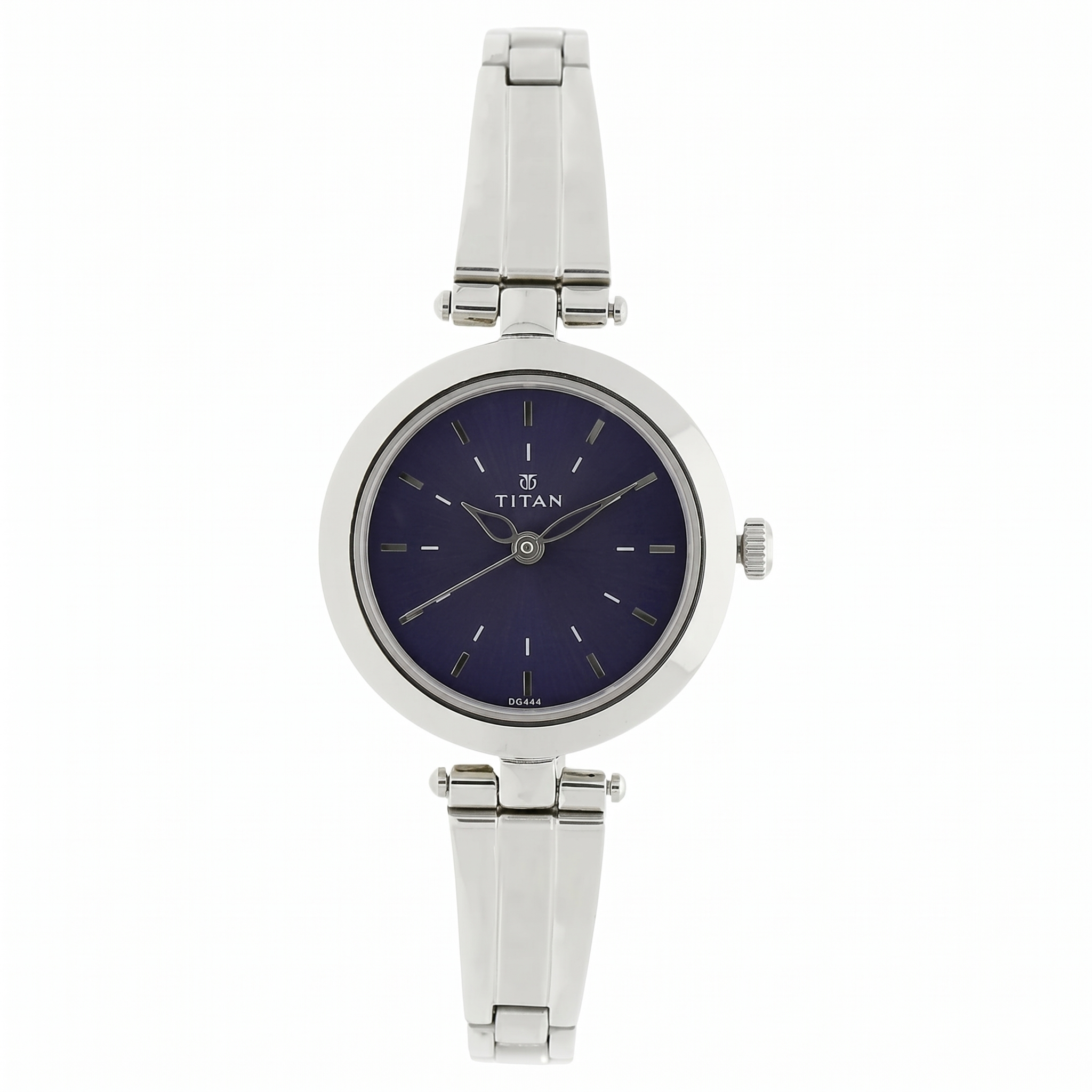 Titan 2574SM01 | Titan Karishma Blue Dial Analog Stainless Steel Strap Watch for Women