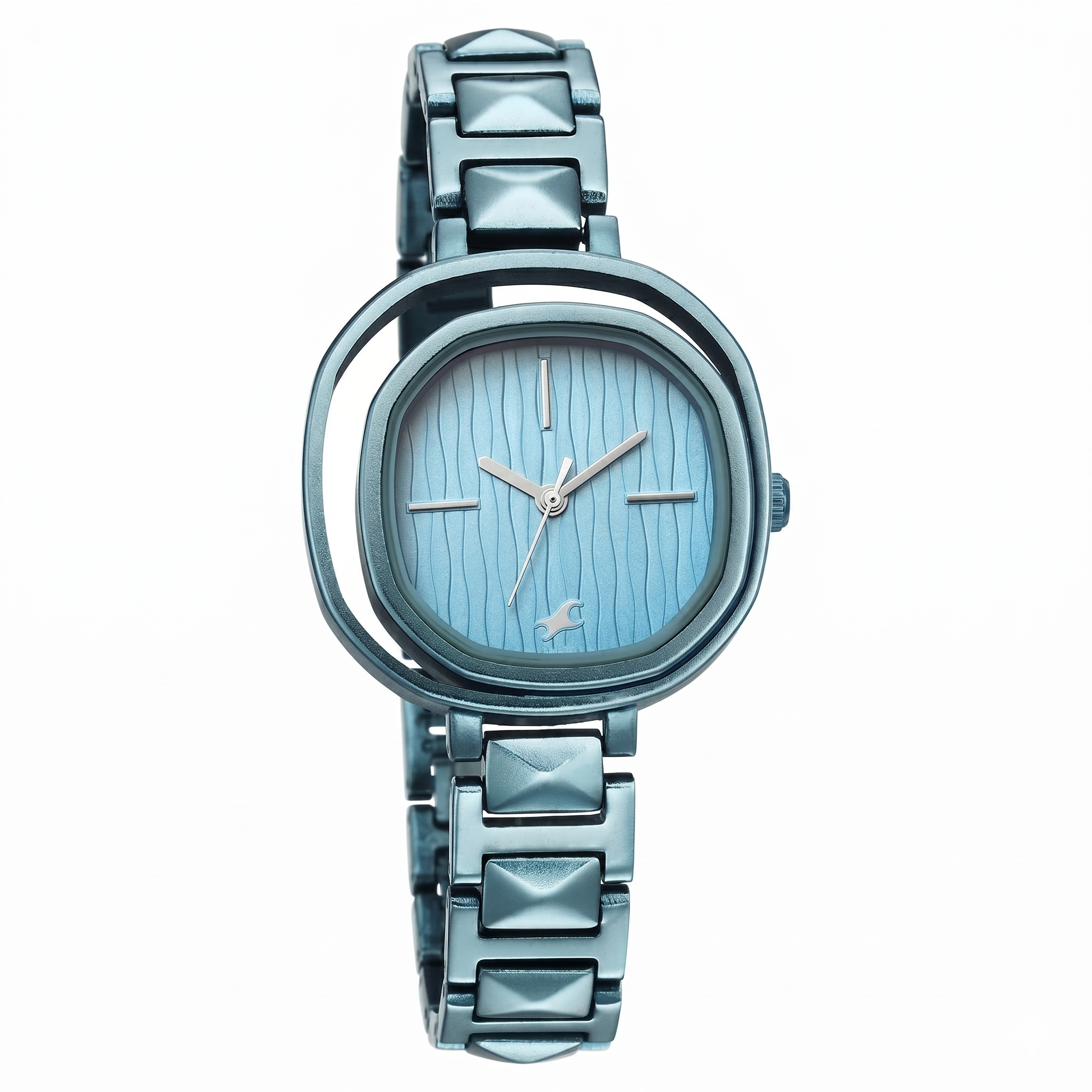 Fastrack 6276QM01 | Fastrack Opulence Quartz Analog Blue Dial Metal Strap Watch for Girls