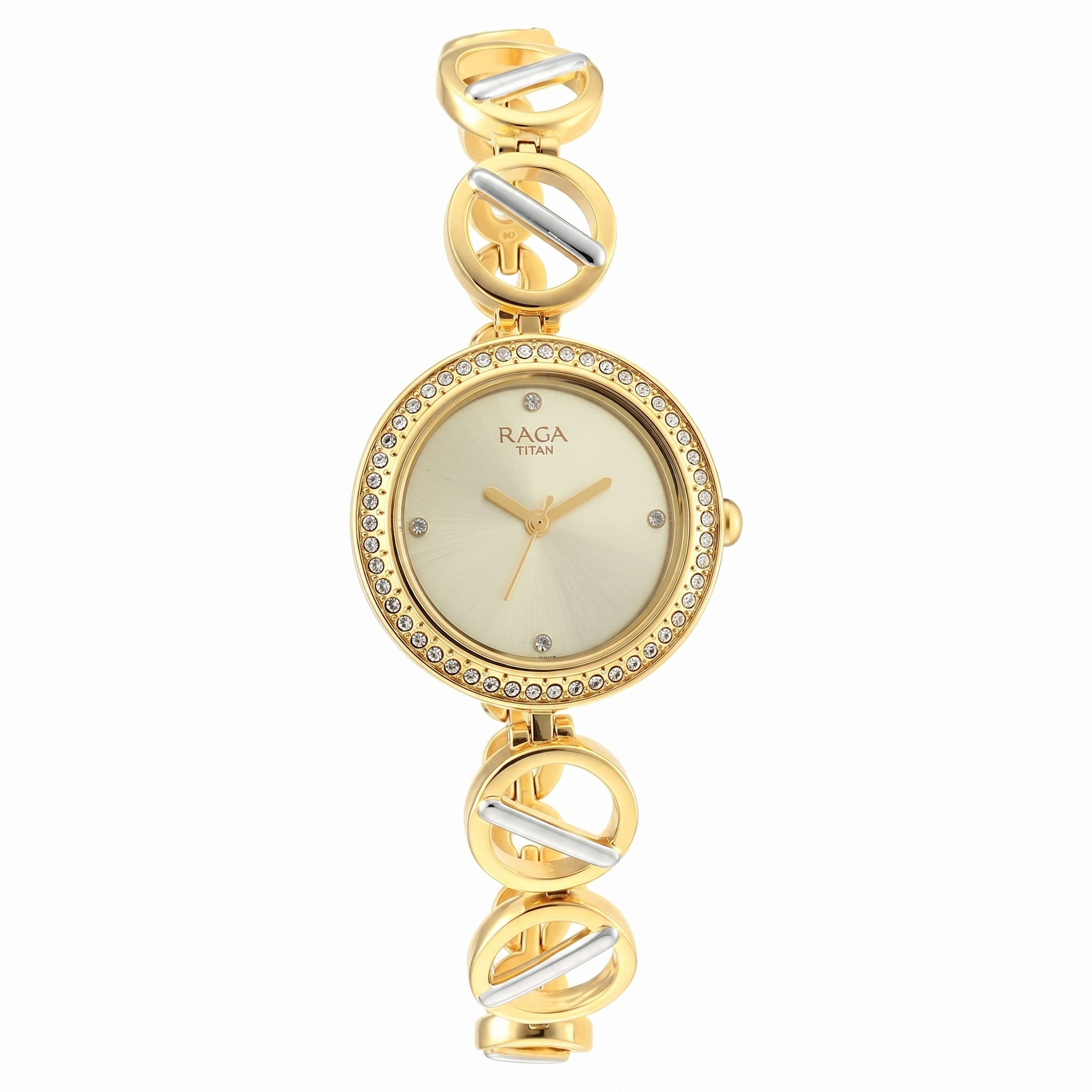 Titan 2643BM01 | Titan Raga Viva Silver Dial Women Watch With Metal Strap