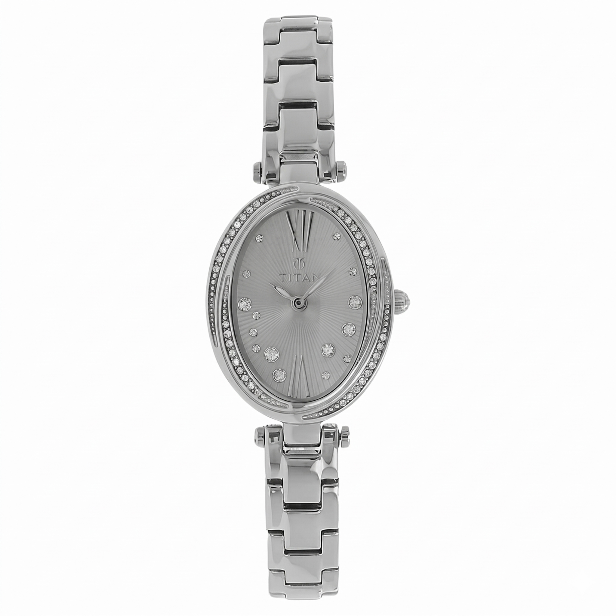 Titan 95025SM02 | Titan Quartz Analog Purple Dial Stainless Steel Strap Watch for Women
