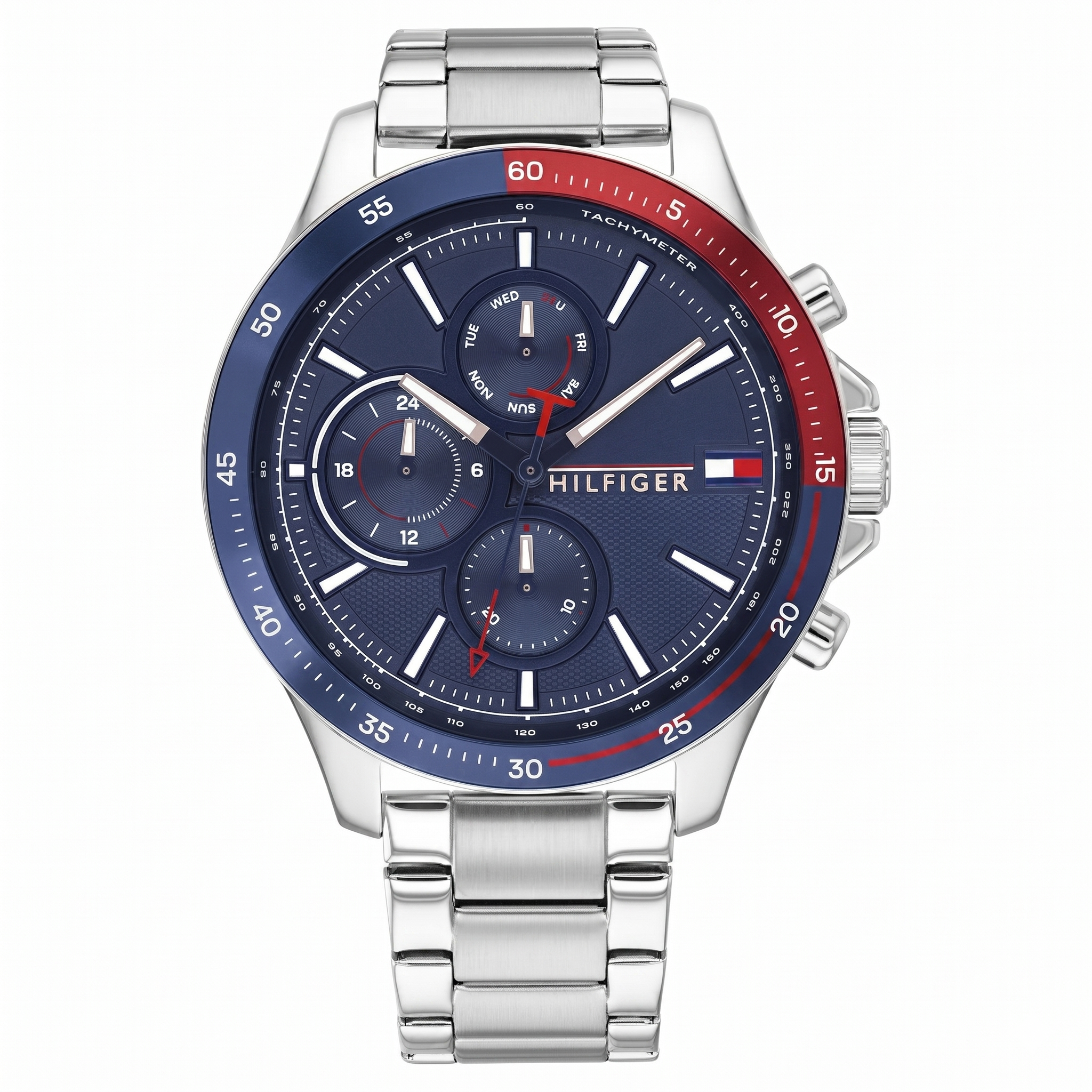 Tommy Hilfiger NDTH1791718 | Tommy Hilfiger Quartz Multifunction Blue Dial Stainless Steel Strap Watch for Men