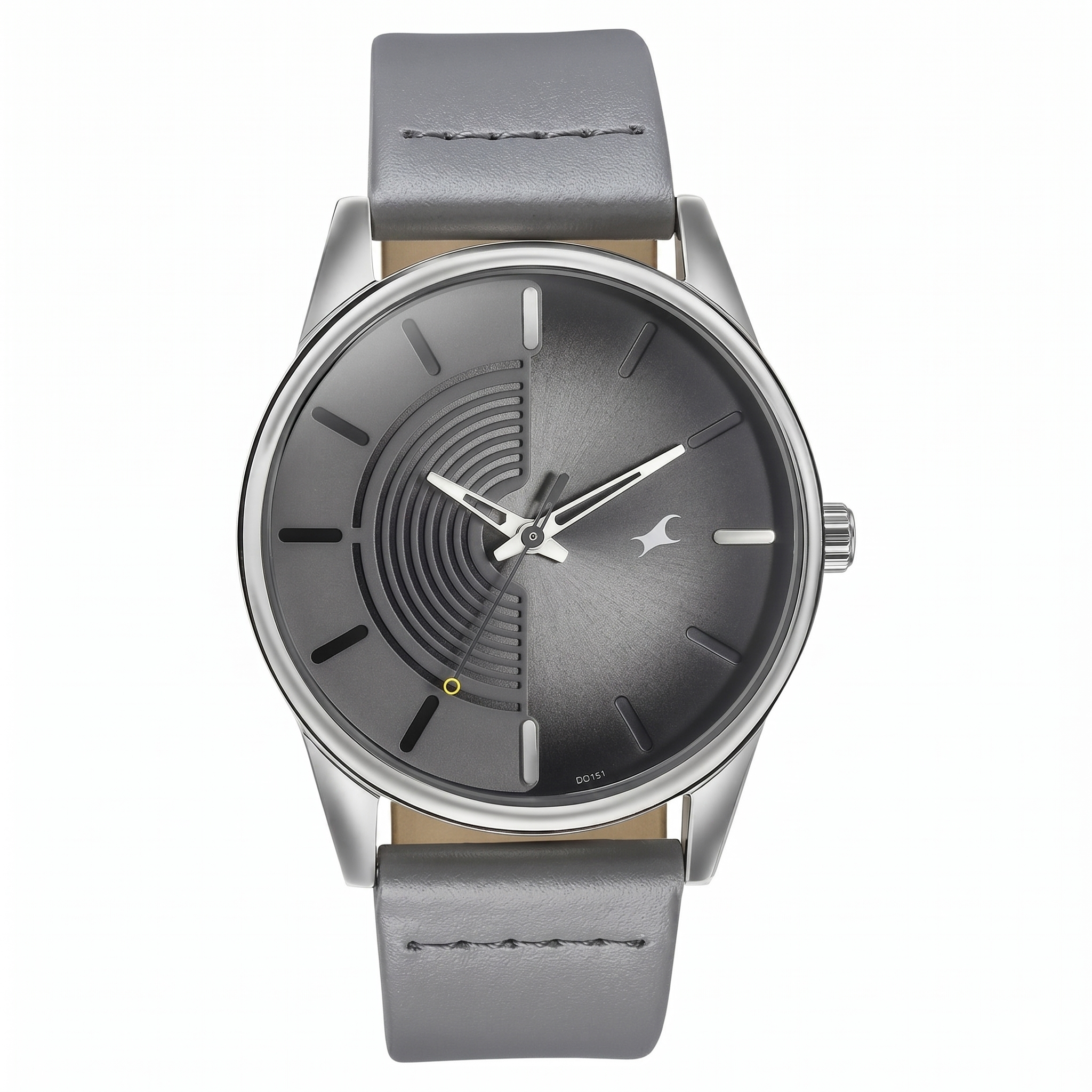 Fastrack 3305SL02 | Fastrack Stunners Quartz Analog Grey Dial Grey Leather Strap Watch For Guys