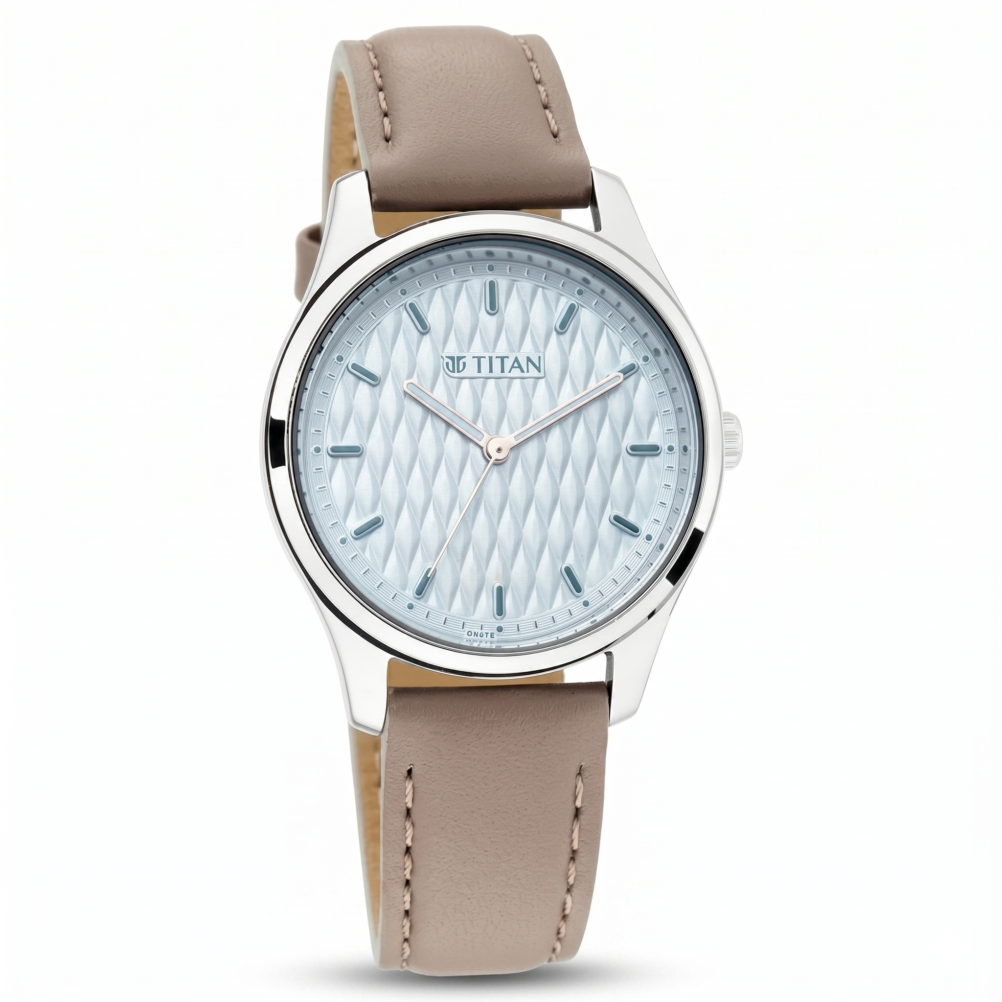Titan 2639SL05 | Titan Workwear Blue Dial Women Watch With Leather Strap