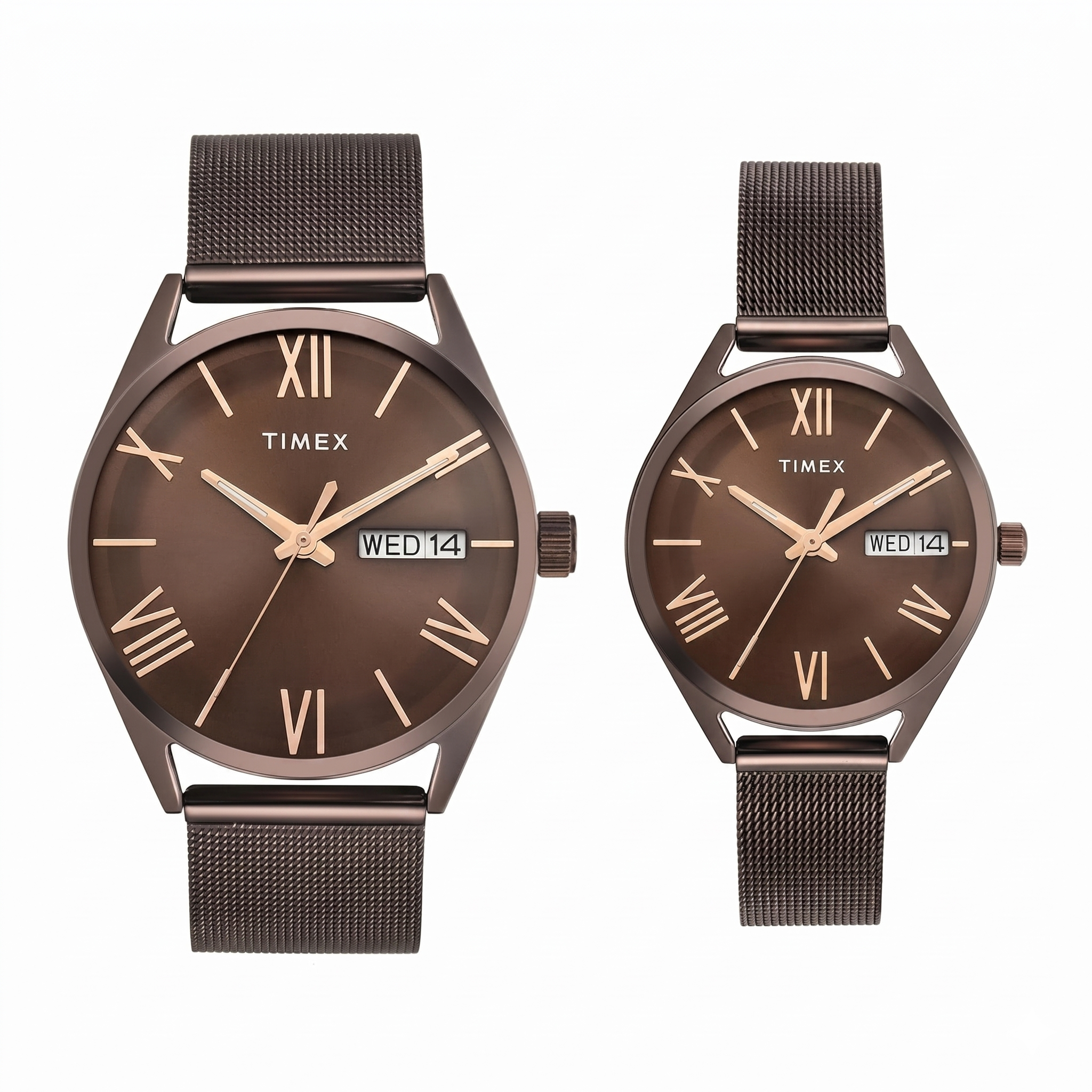Timex TW00PR353 | TIMEX Trendline Brown Round Dial Analog