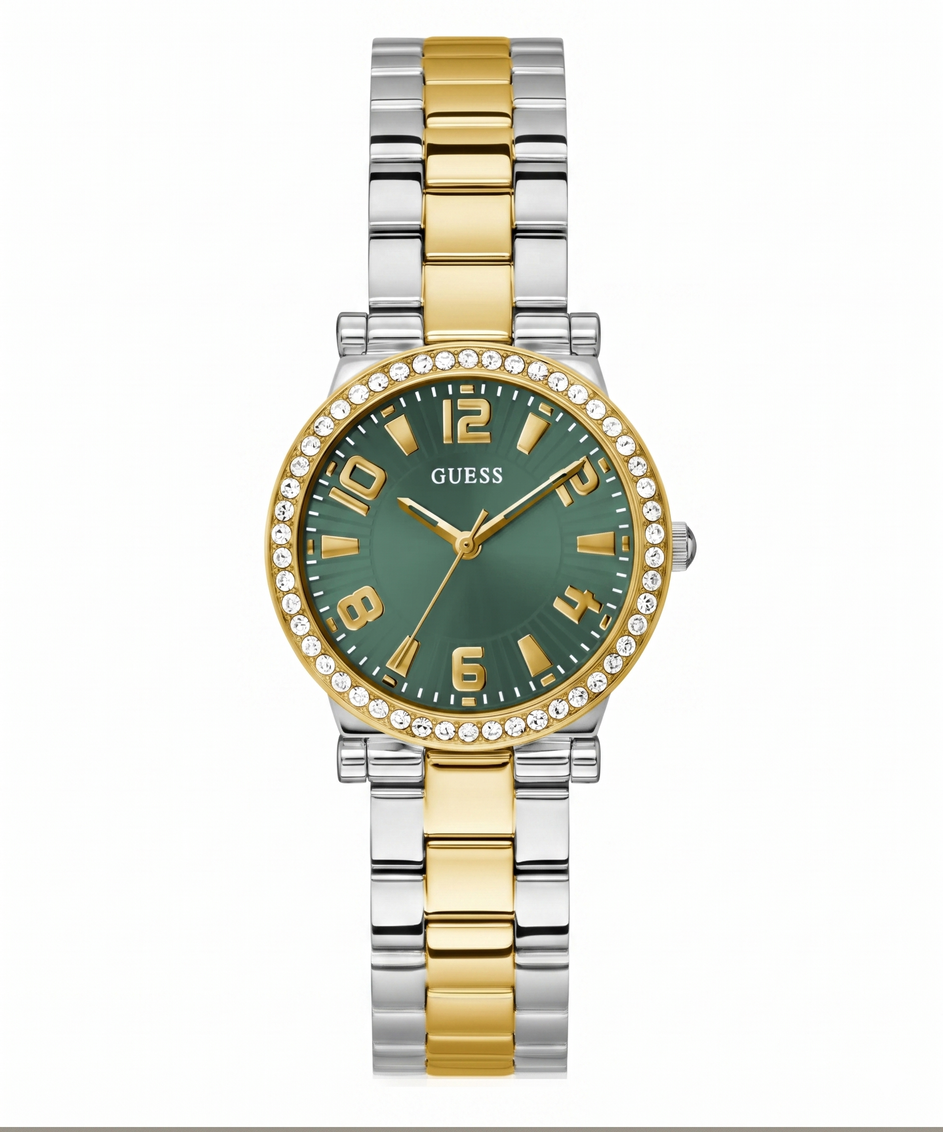 Guess GW0686L2 | Gd Fawn Women Quartz Green Dial Analog Stainless Steel.