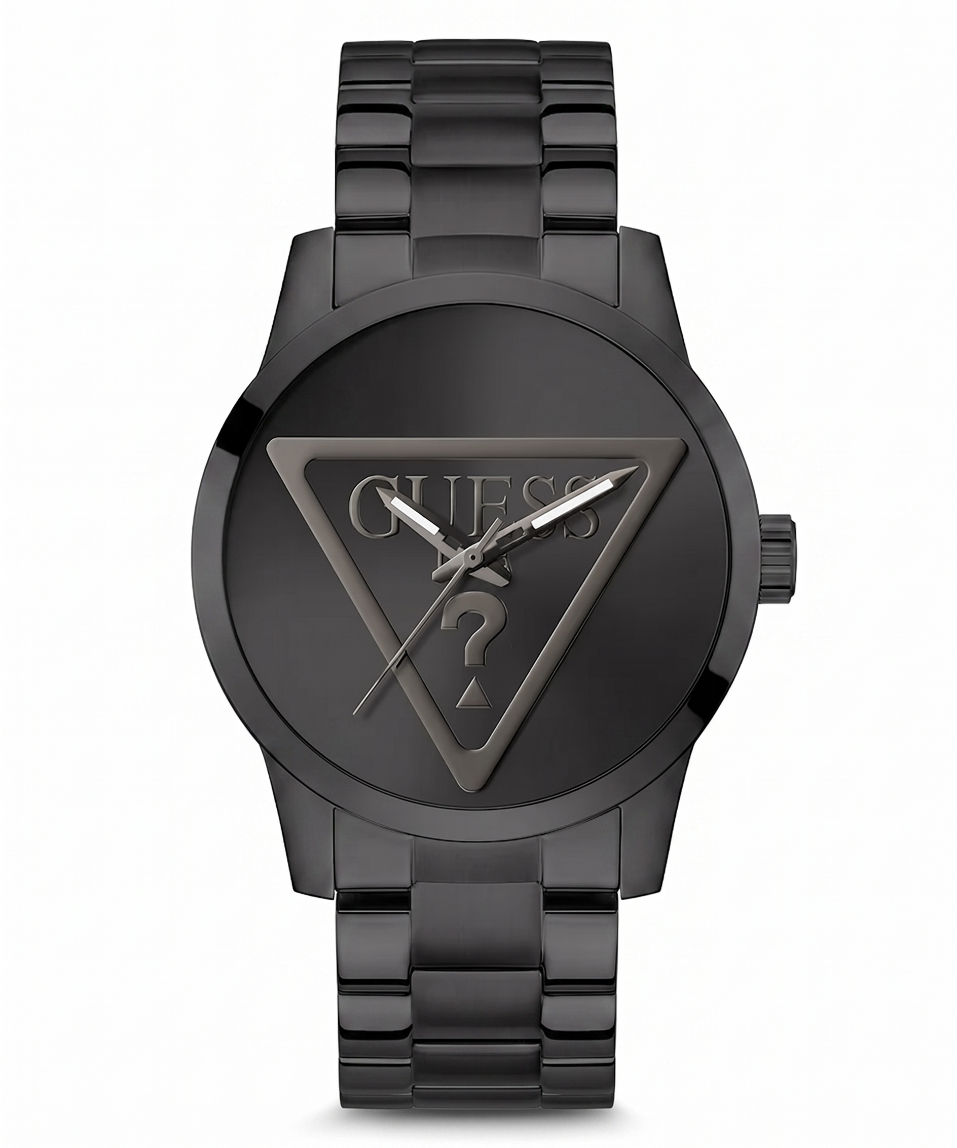 Guess GW0782G2 | Gt Badge Men Quartz Black Dial Analog Stainless Steel.