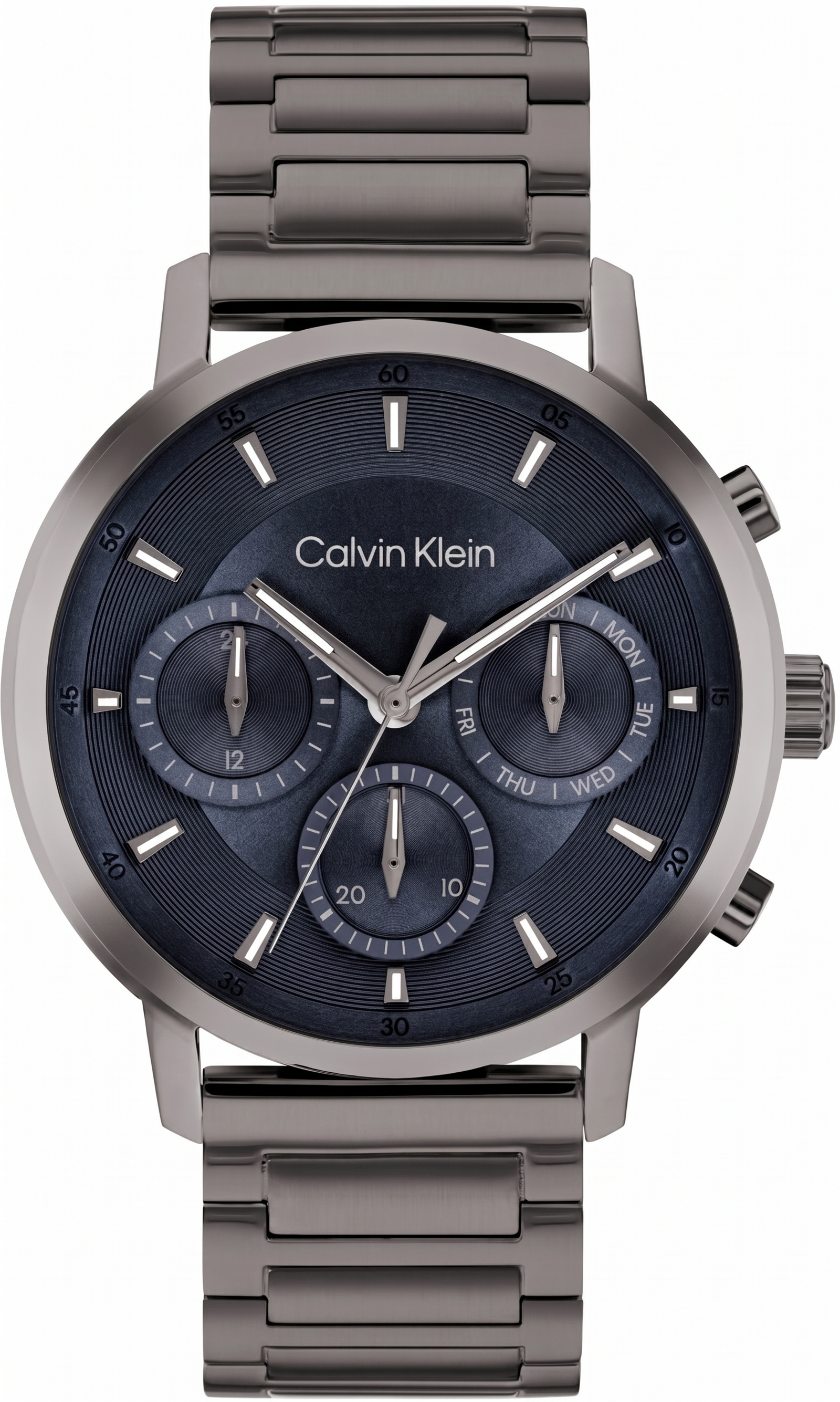 Calvin Klein 25200495 | Men Quartz Blue Dial Chronograph Stainless Steel Watch