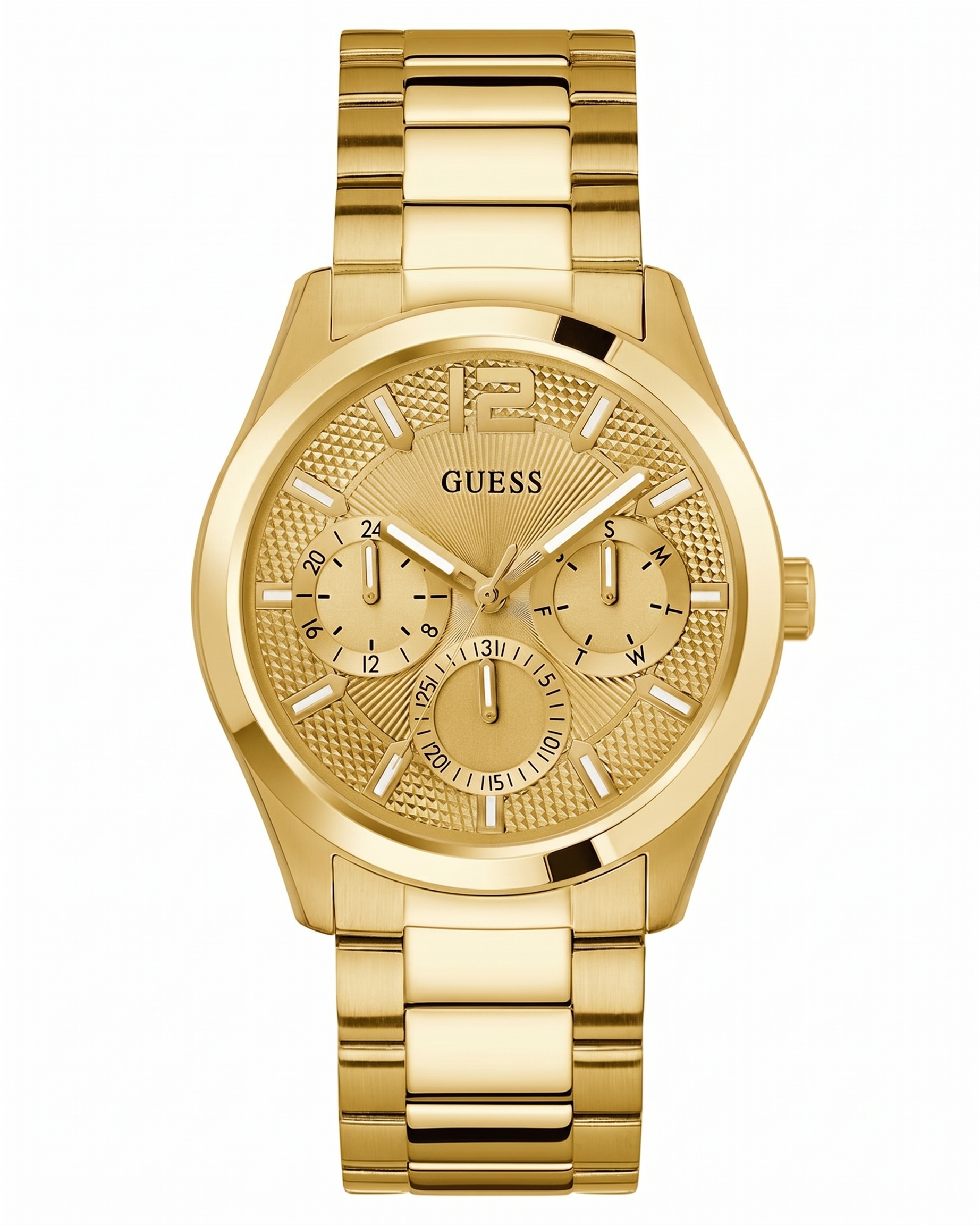 Guess GW0760L2 | Zoe Women Quartz Champagne Dial Multi-Function Stainless Steel Watch