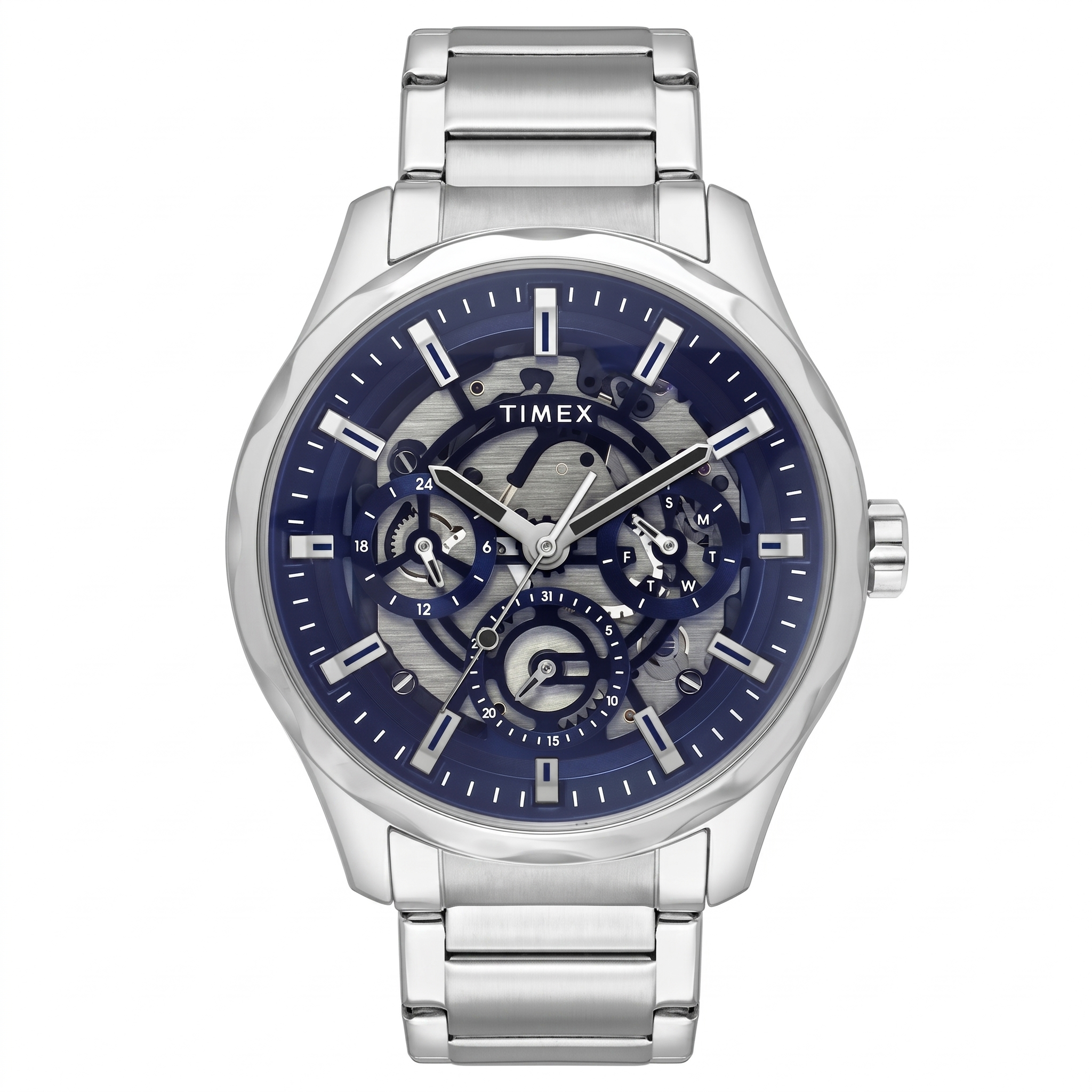 Timex TW0TG7627 | Timex Men Blue Round Dial Analog Watch