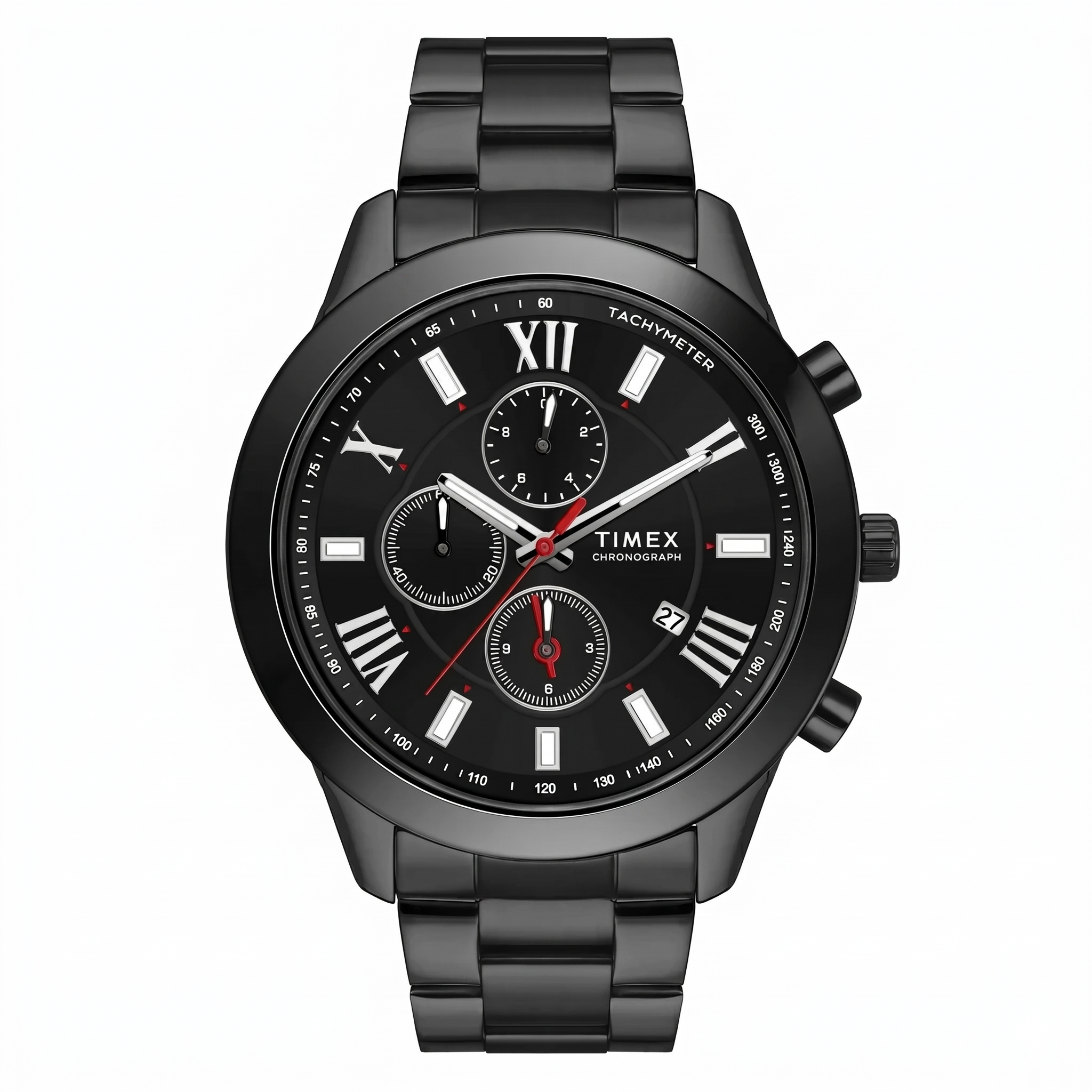 Timex TWEG18518 | Timex Cosmic Awe Men Chronograph Round Dial Black Watch
