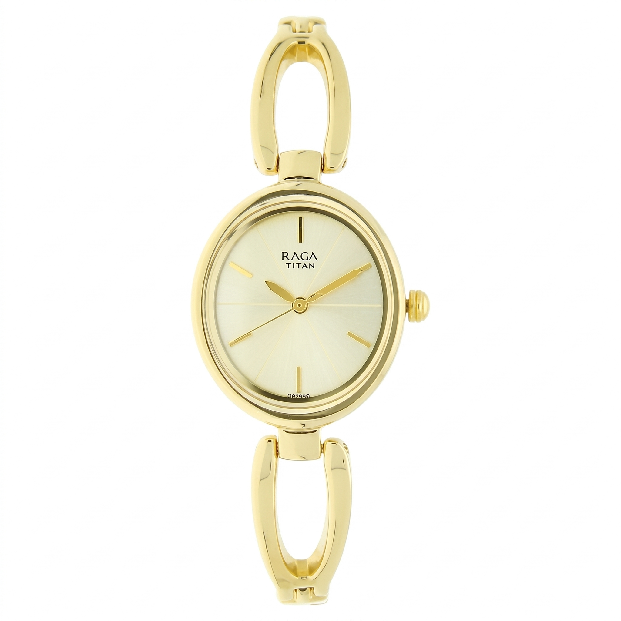 Titan 2579YM01 | Titan Raga Viva Champagne Dial Women Watch With Metal Strap