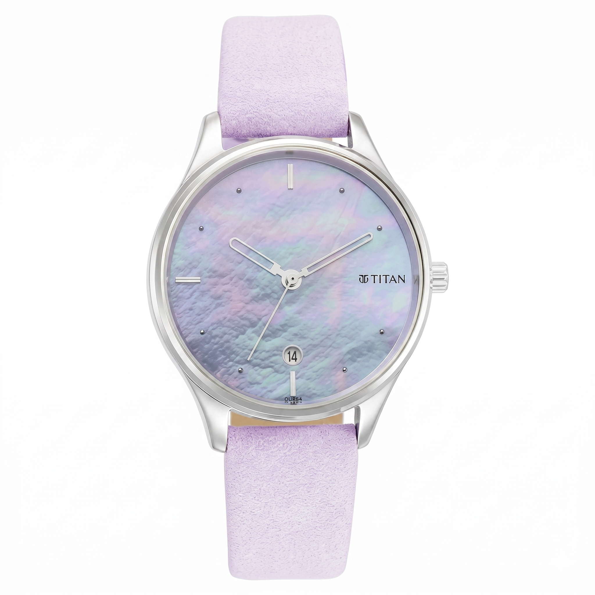 Titan 2670SL02 | Titan Pastel Dreams Mother Of Pearl Dial Analog Leather Strap watch for Women