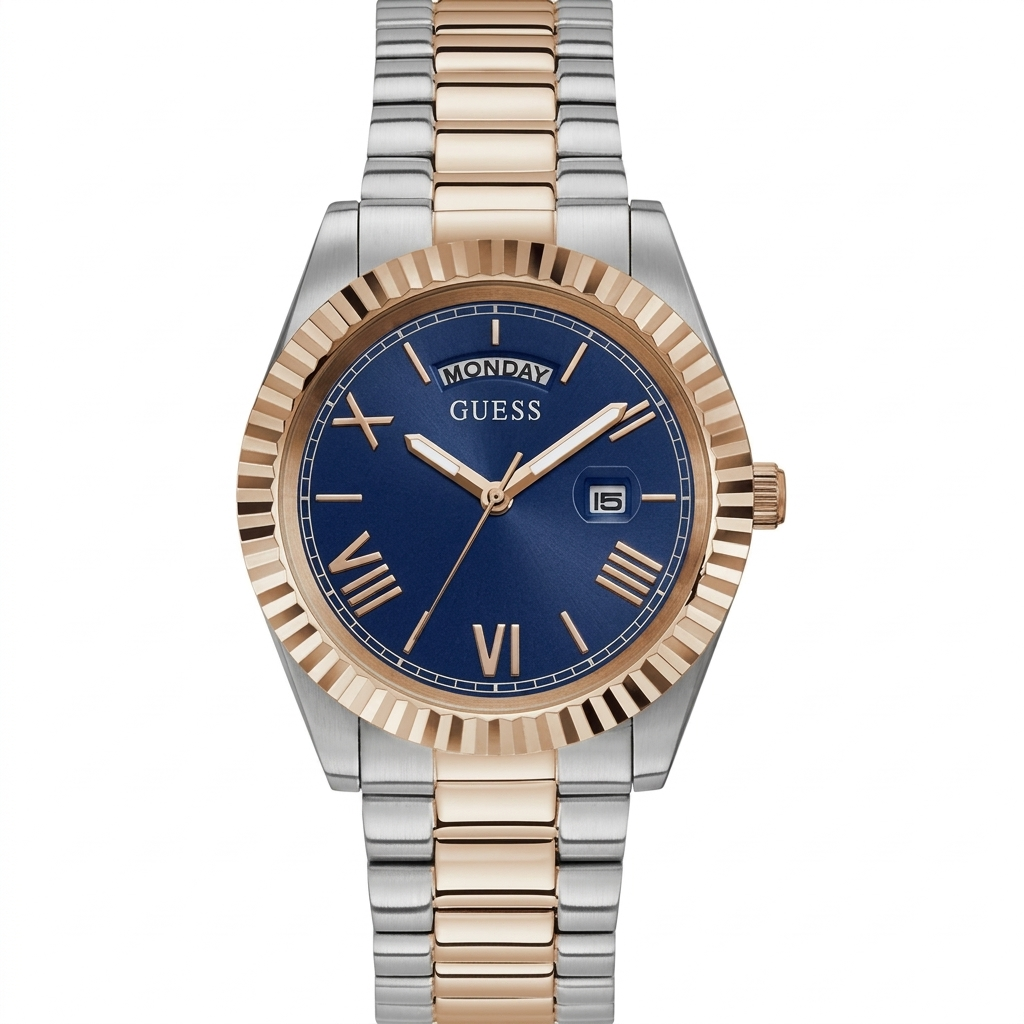 Guess GW0265G12 | Gd Connoisseur Men Quartz Blue Dial Analog Stainless Steel