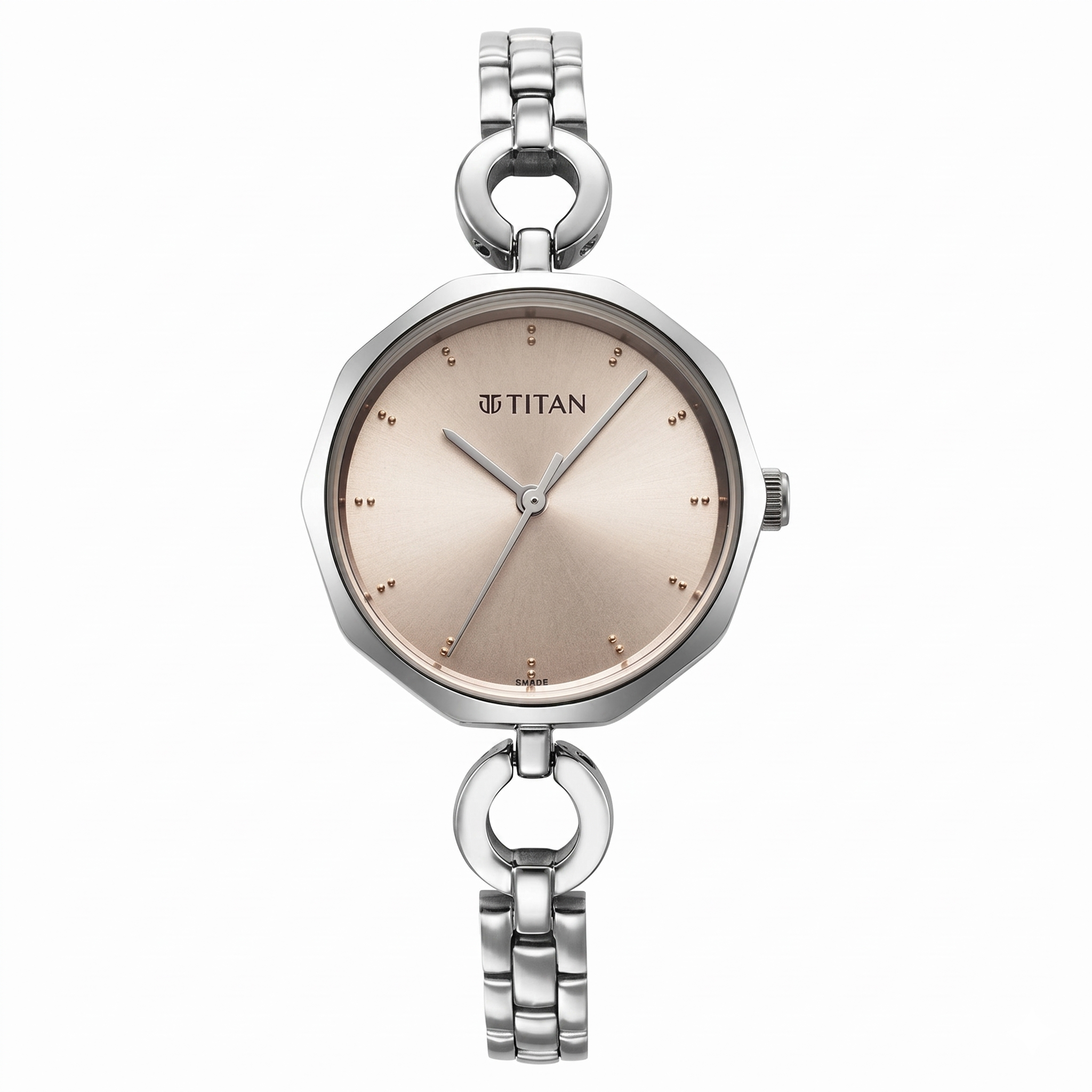 Titan 2702SM01 | Titan Karishma Silver Dial Watch for Women